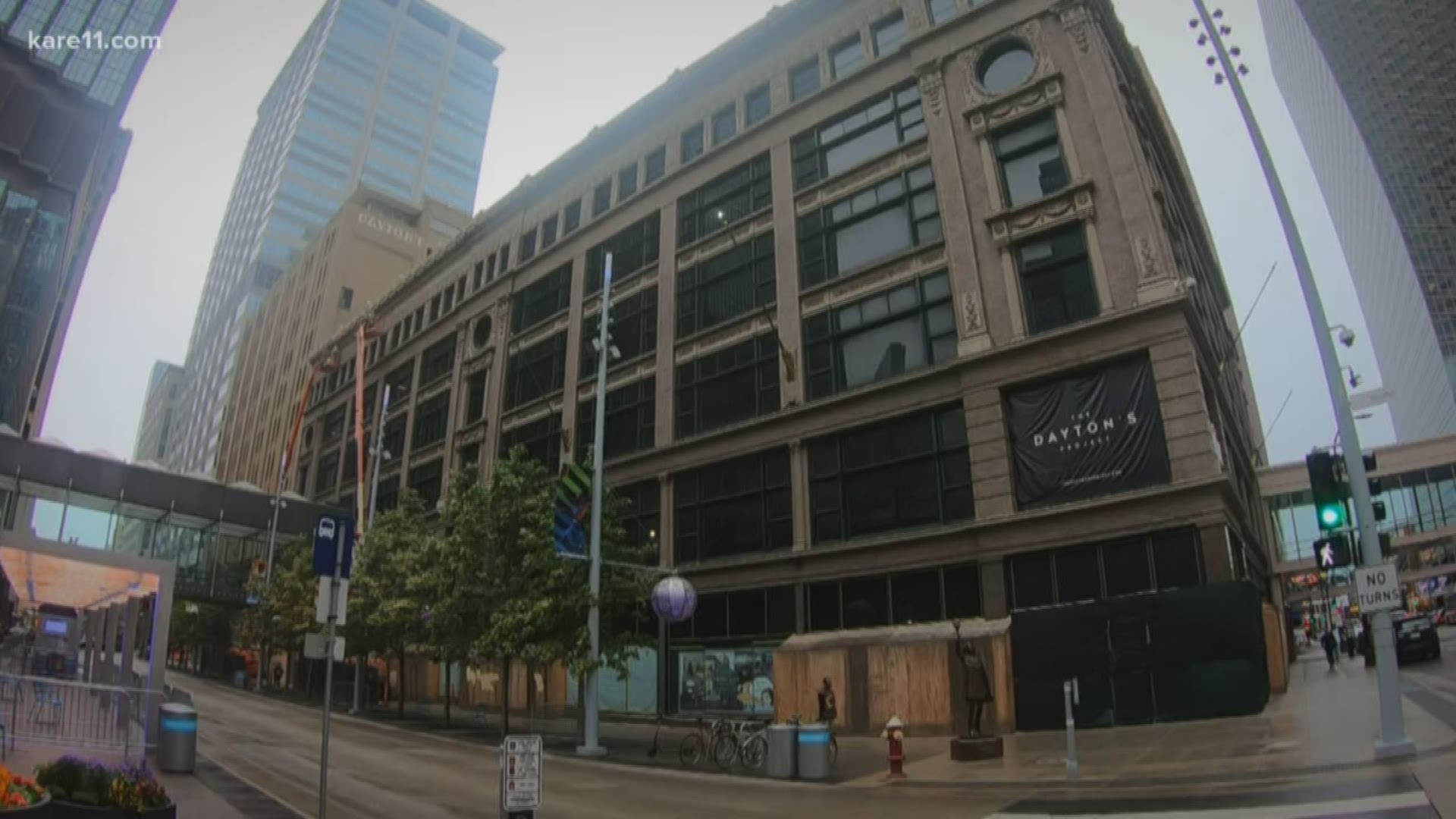 The development in downtown Minneapolis will include a food hall, retail, and office space.