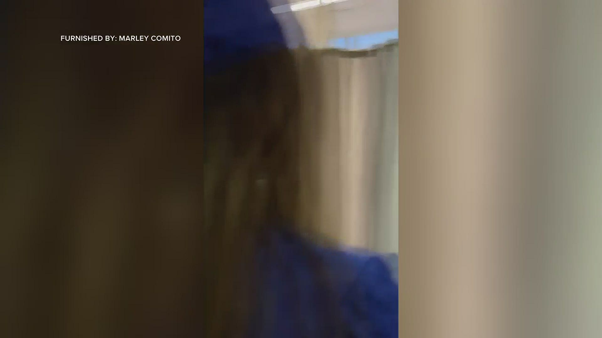The grandmother of a soon-to-be Hopkins High School graduate fell and broke her pelvis, and couldn't travel to MN for the ceremony. So Marley Comito went to her.