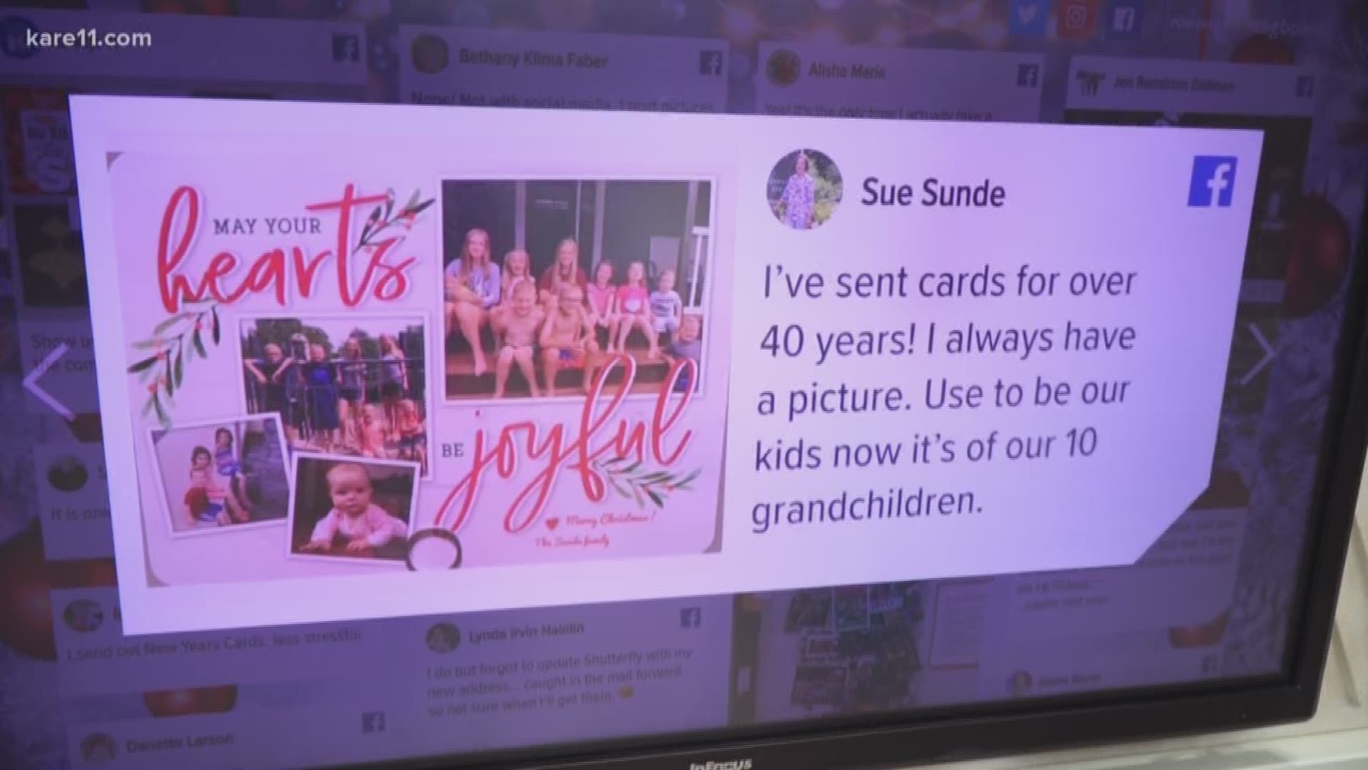 Do you still send holiday cards, or are they obsolete in the age of social media? We asked you on our KARE 11 Facebook page and got some awesome photos in response!