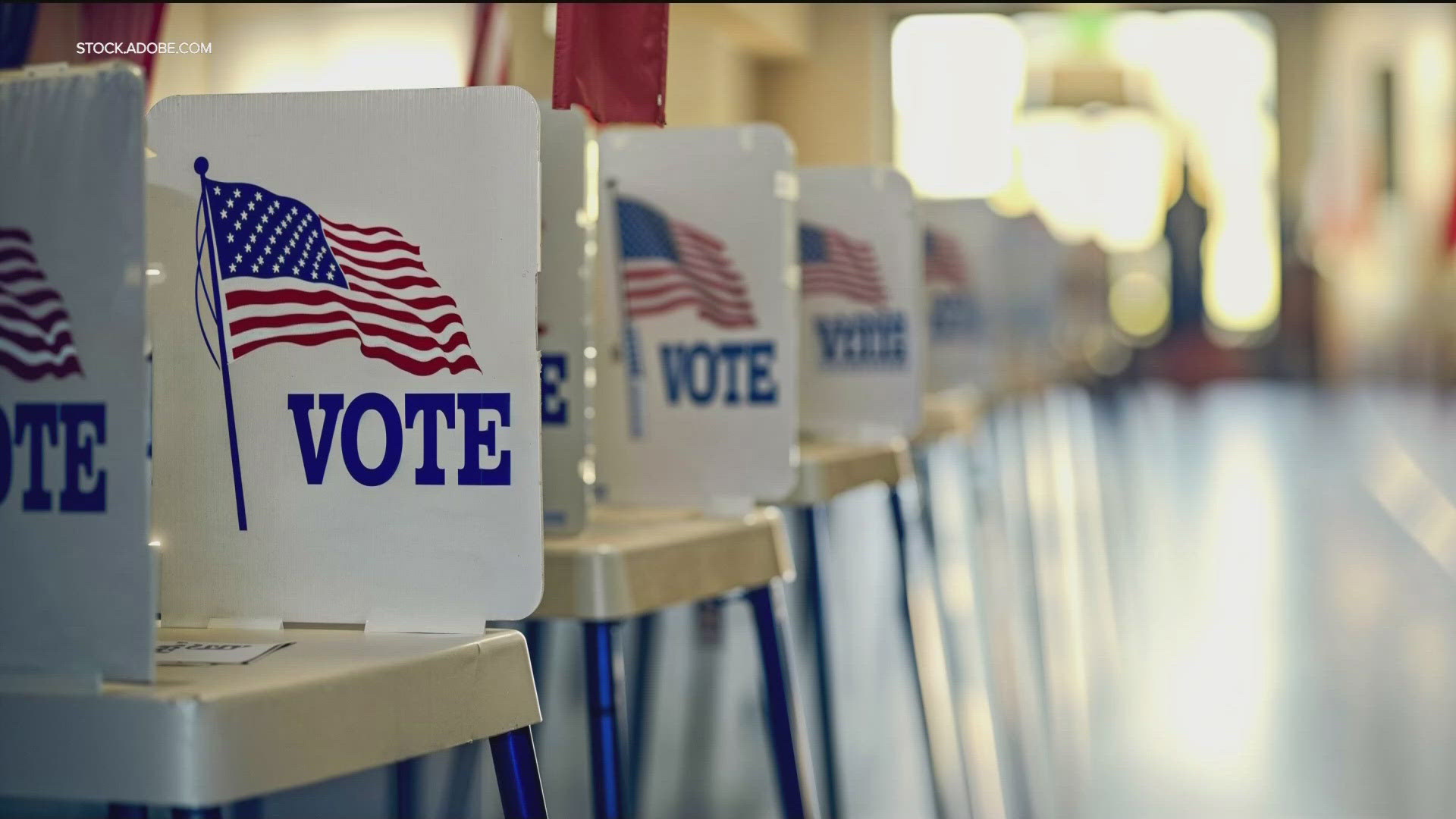 Polling places will be open from 7 a.m. to 8 p.m. on Tuesday. As long as you're in line by 8 p.m., you will be permitted to vote. 