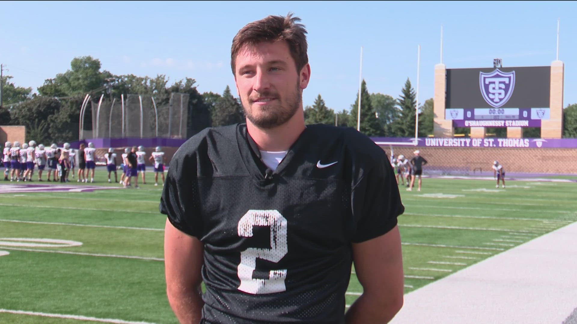 The Tommies' senior QB arrived in St. Paul following a record-setting career at NAIA College of Idaho.