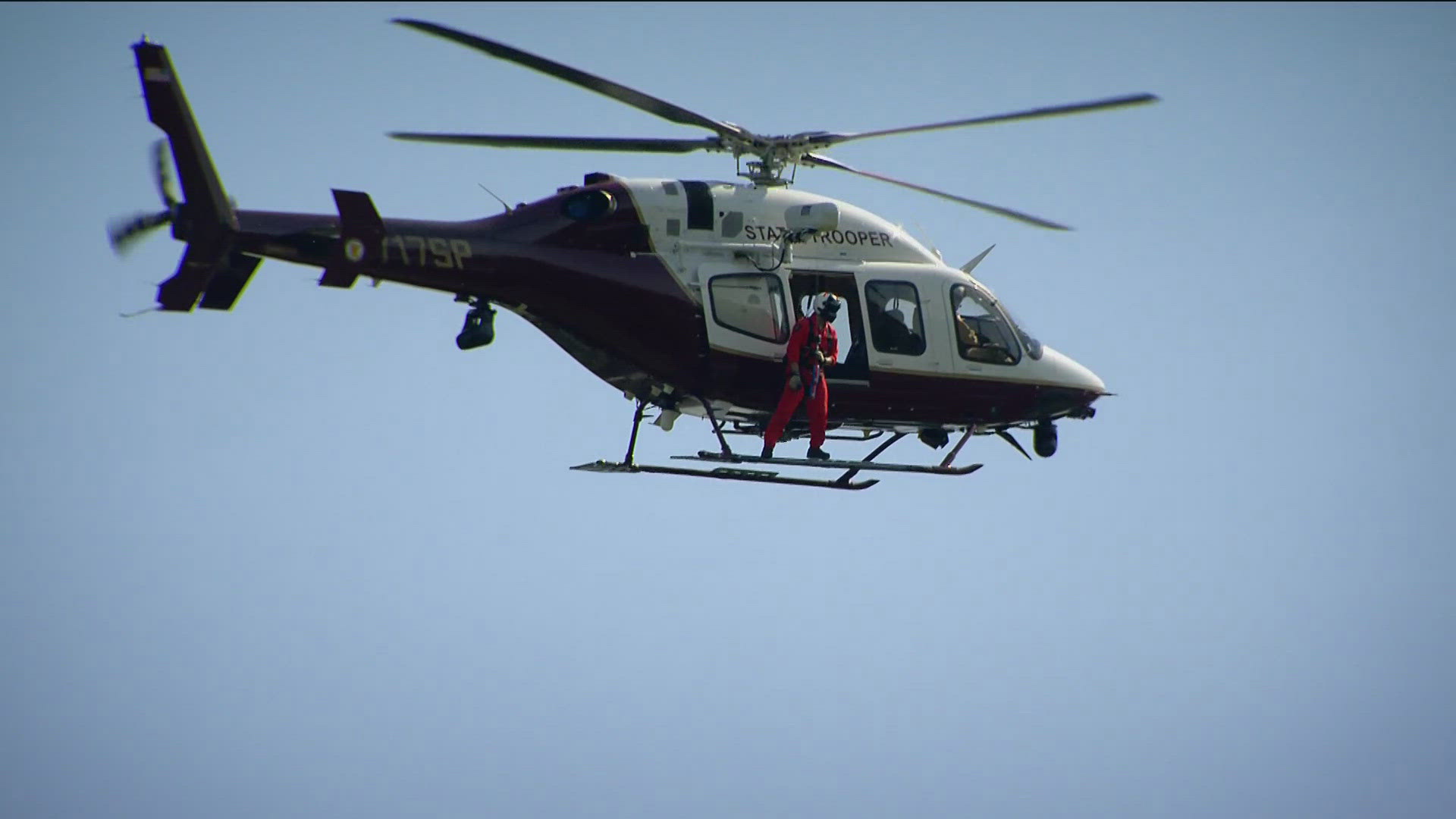 The chopper features a permanently mounted hoist, allowing for faster response times and nighttime rescues.