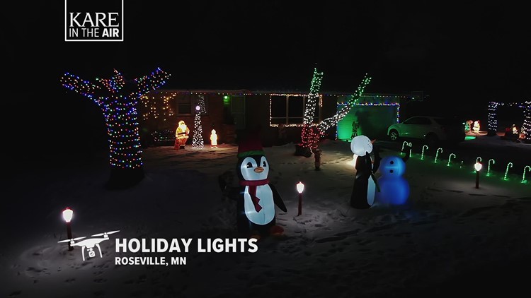 KARE in the Air: Roseville holiday lights