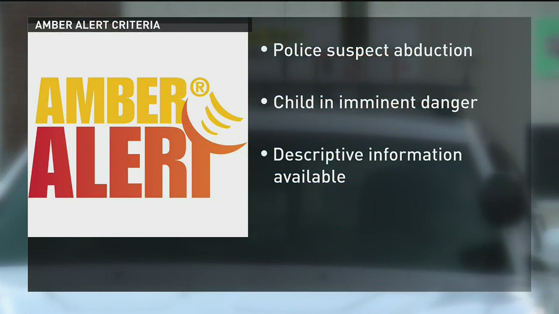 Amber Alerts rarely end in a death