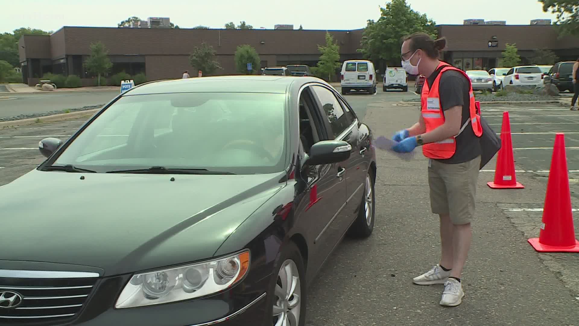 If you live in Minneapolis, there's a new way to get your absentee ballot to the right place on time. It is the first-ever curbside ballot drop-off in the state