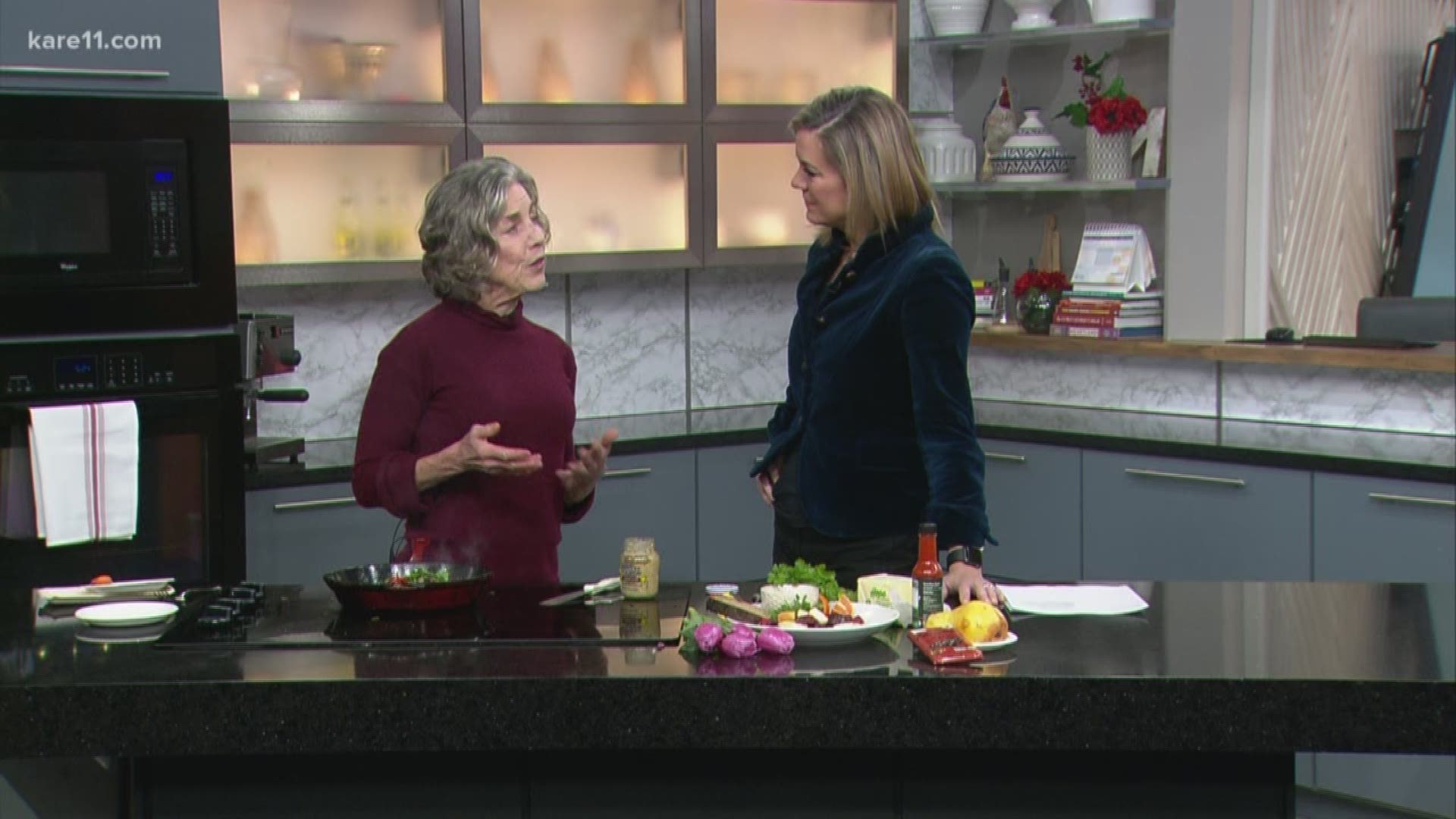 Beth Dooley shows us a Valentine's Day recipe: 'Beautiful Steak Diane for Two.'