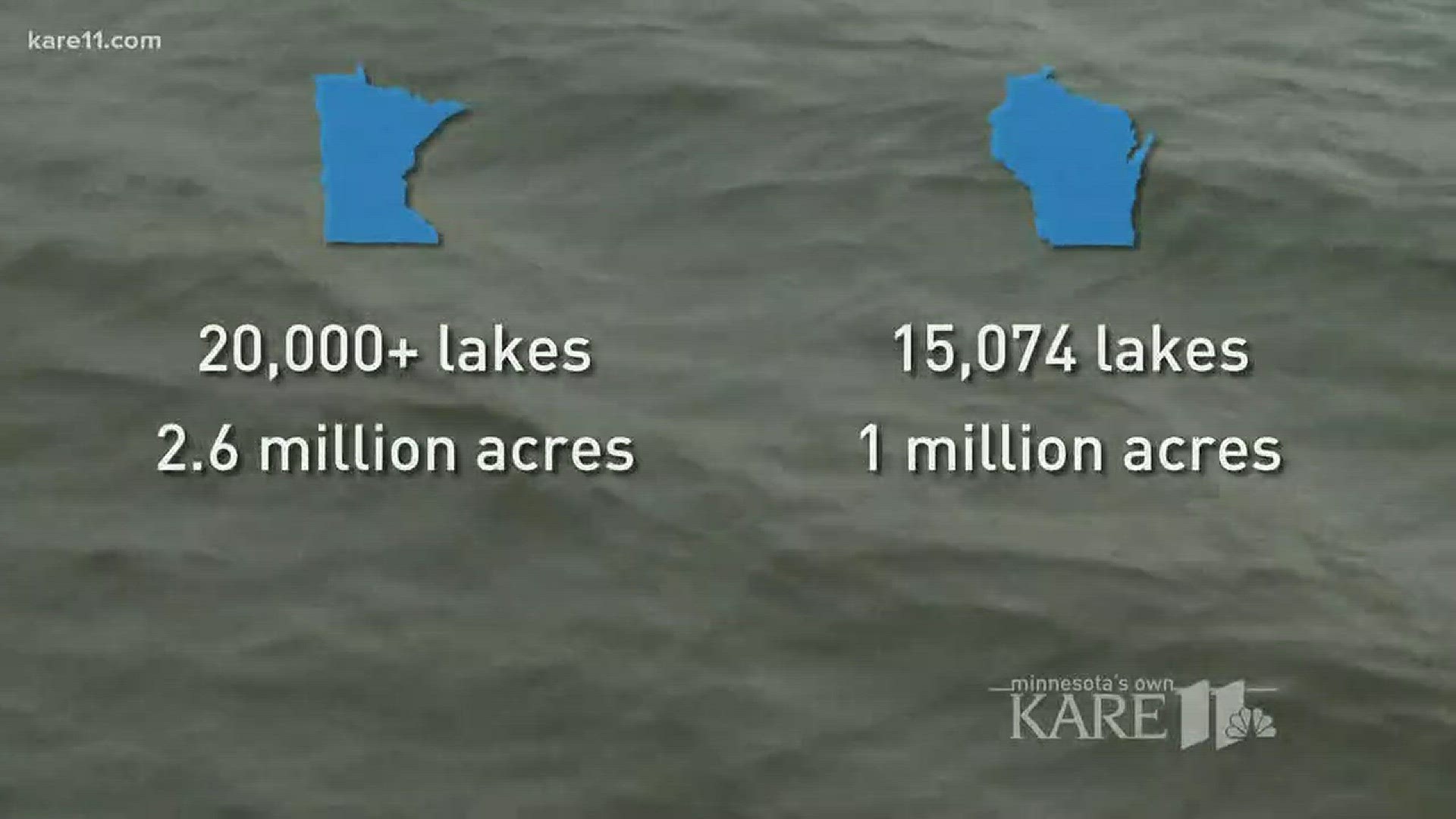 Minnesota takes pride in hockey, hot dish and all things purple, though we're perhaps best known for our 10,000 Lakes. But does Minnesota really have more lakes than our neighbors in Wisconsin? http://kare11.tv/2z7IYKH