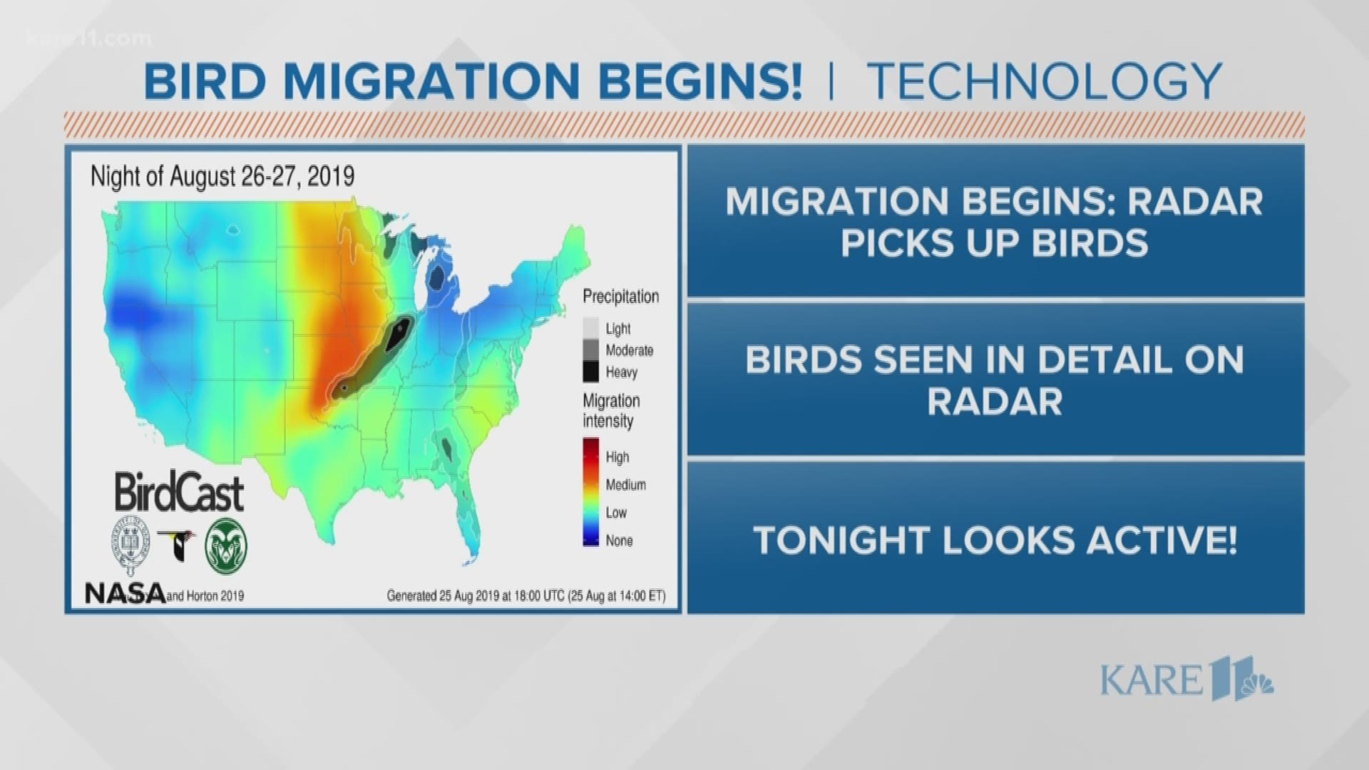 Fall migration for birds starts as early as now, and goes all fall long.