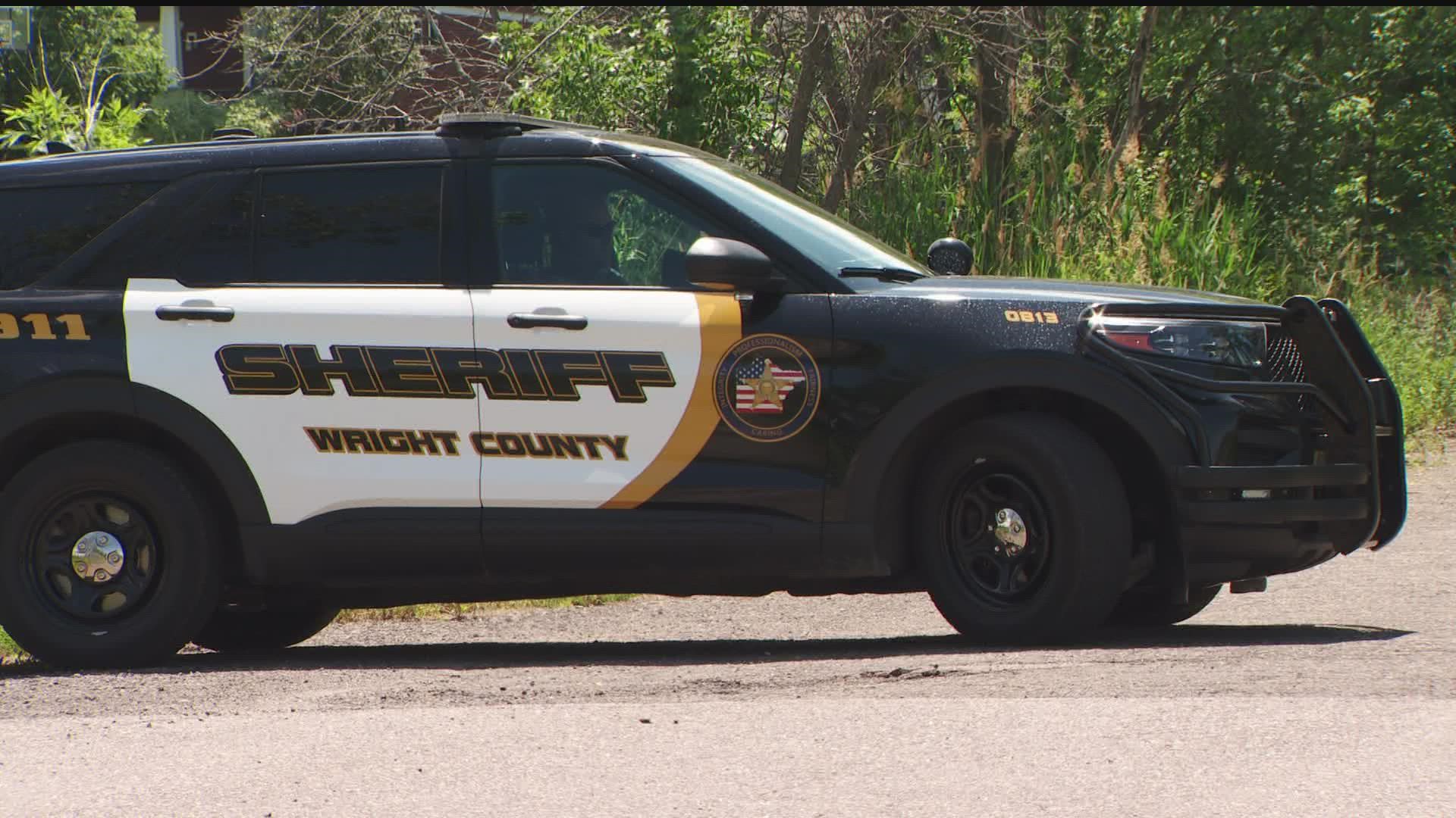 The Wright County Sheriff's Office said an armed man with active warrants for his arrest was holed up inside a residence and fired on law enforcement.