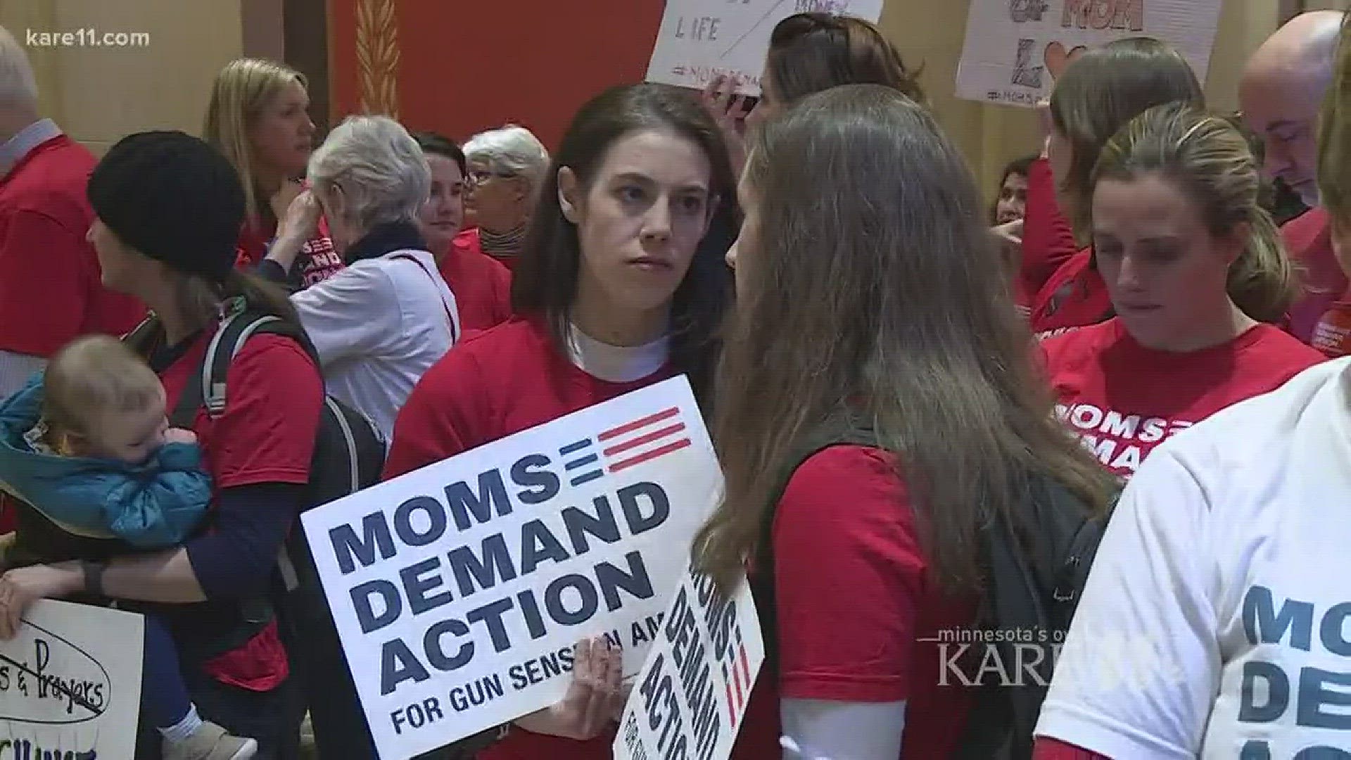 Cory Hepola shows us what local activists are doing at Minnesota's state capitol to curb gun violence on the first day of the session. http://kare11.tv/2EGRB1F