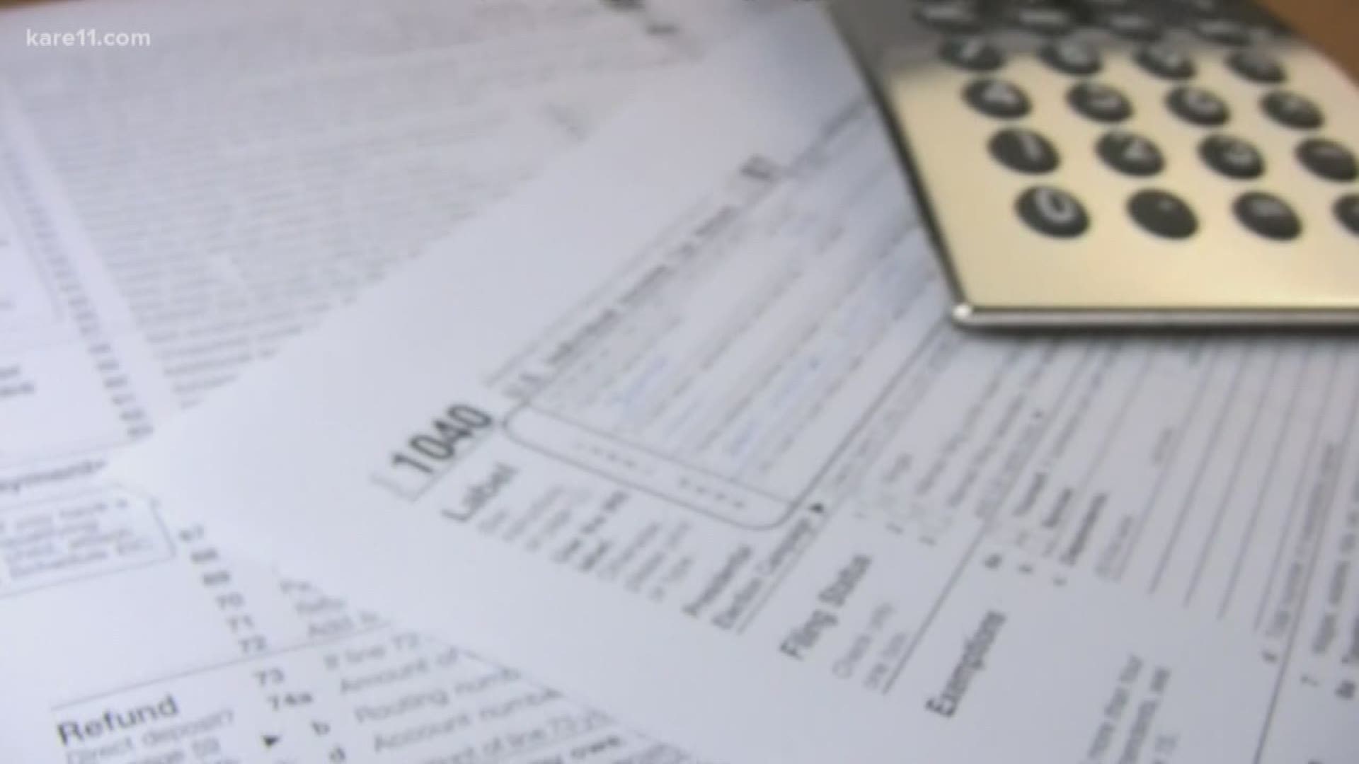 Your tax refund might be lower this year than you expected. The IRS says early numbers show the average refund is down 8 percent this year, compared to last -- that's about $170. KARE 11's Heidi Wigdahl spoke to an expert to find out why.