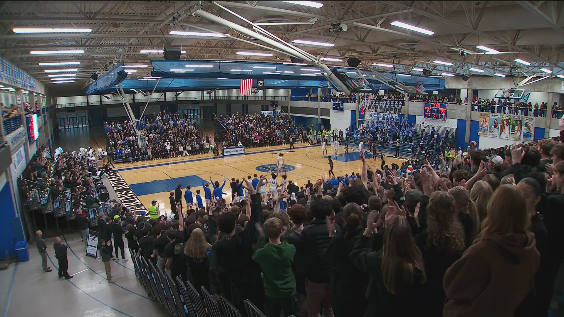 Wayzata won the sold-out section final game, securing the Trojans' spot in the state tournament.