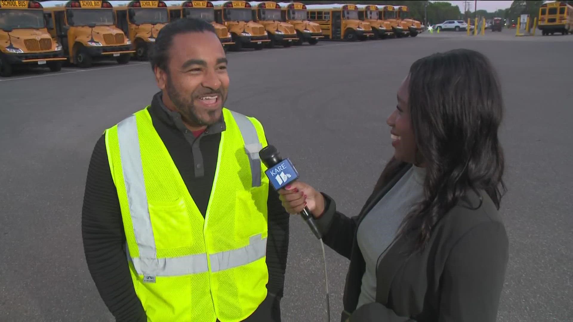 On Tuesday morning KARE 11 spoke with a bus trainer as local companies struggle to hire more drivers.