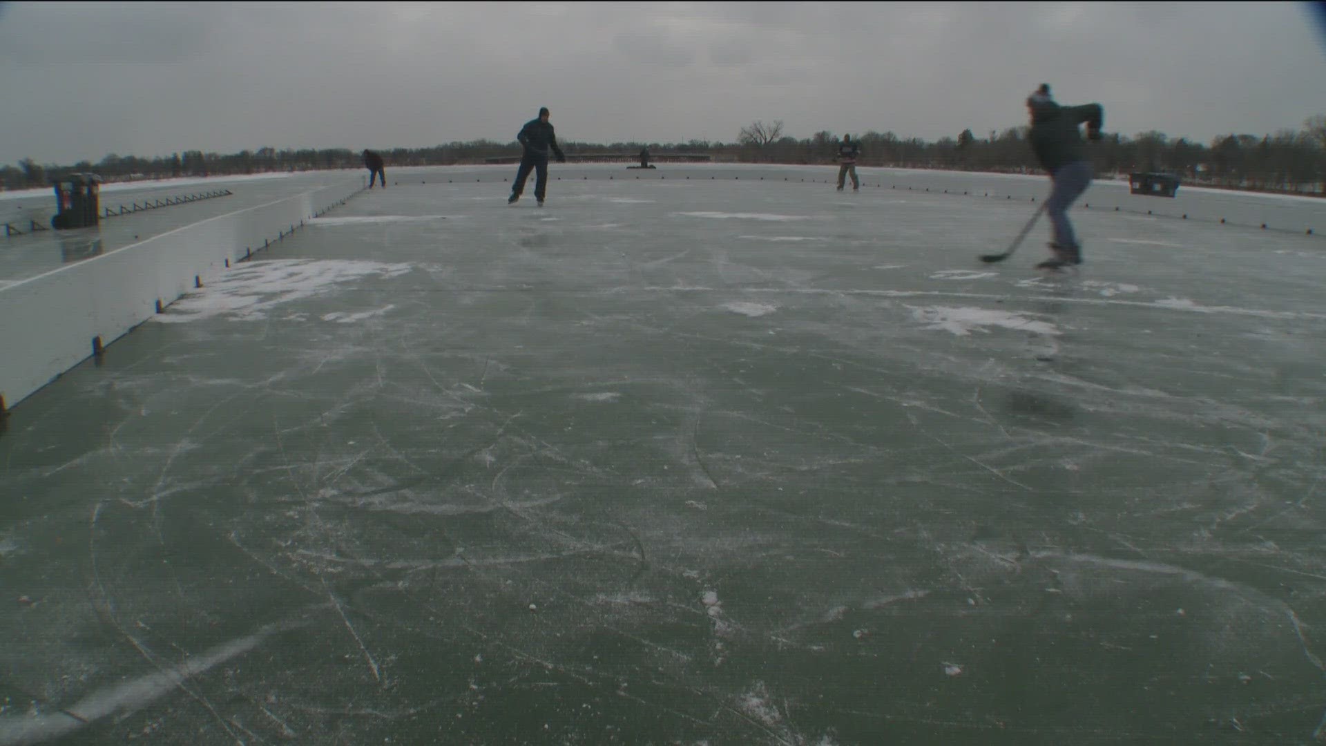 After weeks of freezing temperatures, the ice on Lake Nokomis is thick enough for the competition to start Jan. 19.