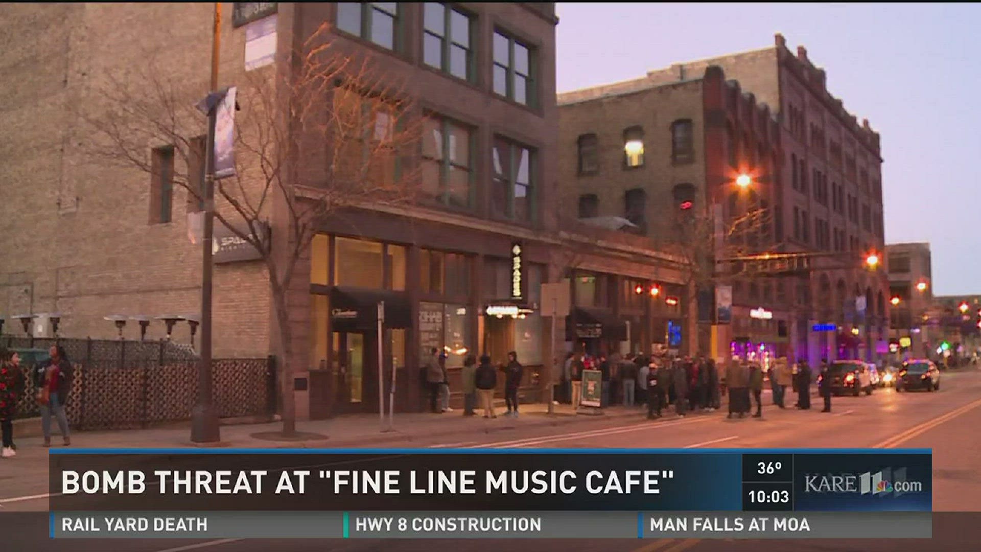 Fine Line Music Cafe evacuated after bomb threat