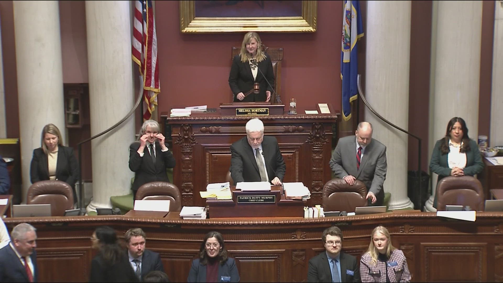 The 2024 session will be about policy and public works construction bonding, but not big ticket spending. The session began with Gov. Walz delivering treats.