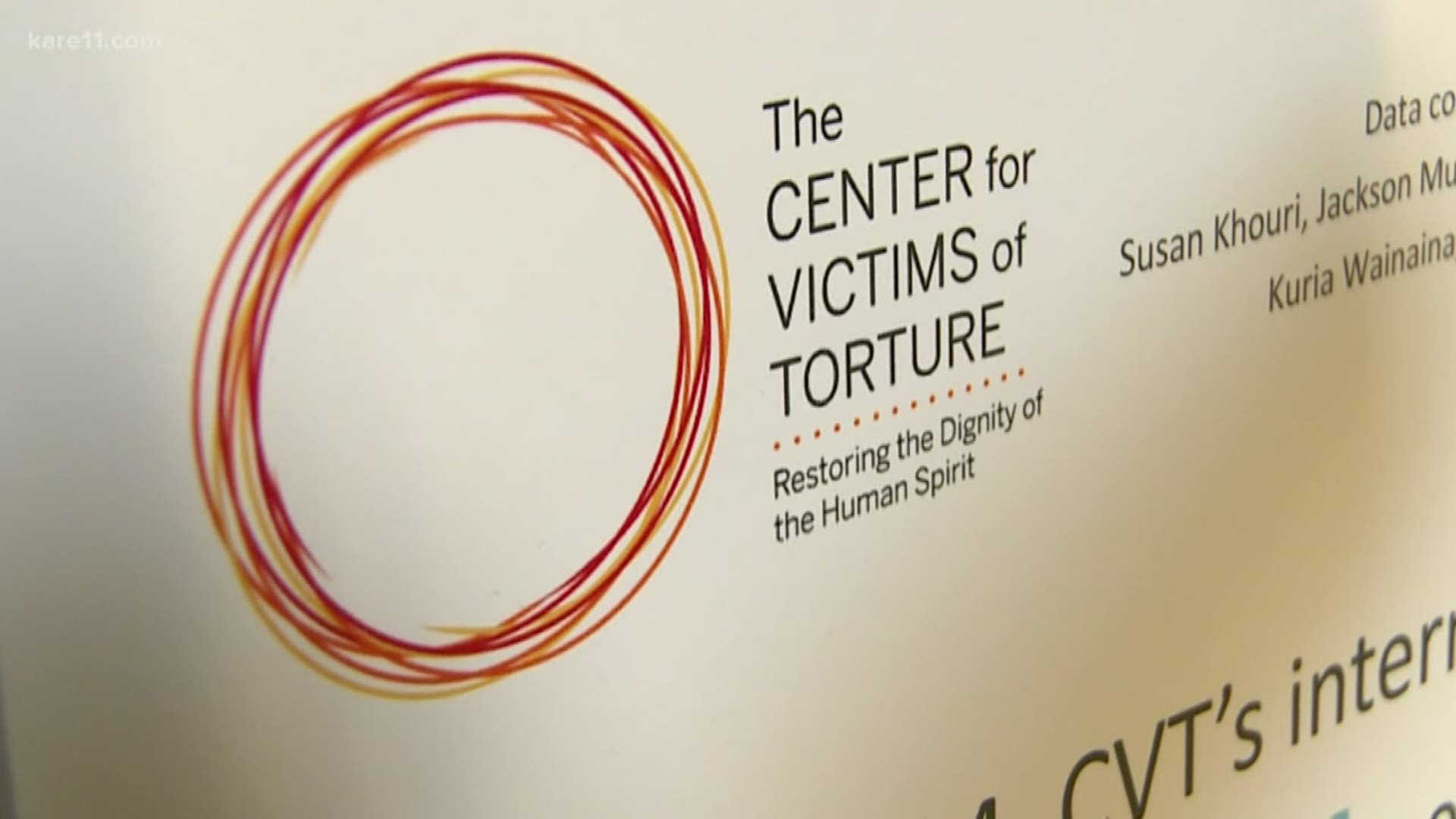 The film tackles the issue of torture and a local center in St. Paul is one of the world's best when it comes to helping victims.