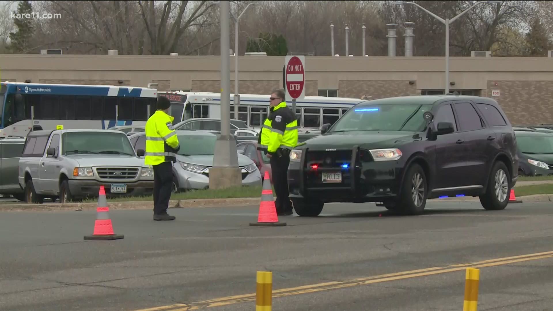 The school has been in distance learning for the past two days, following an incident of a student firing a gun in the hallway