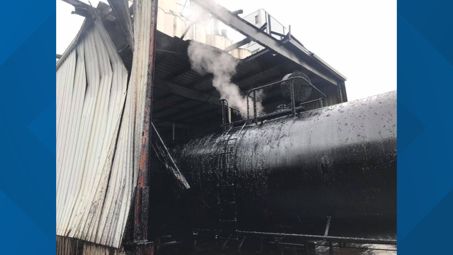 Railcar carrying molasses explodes in Cannon Falls