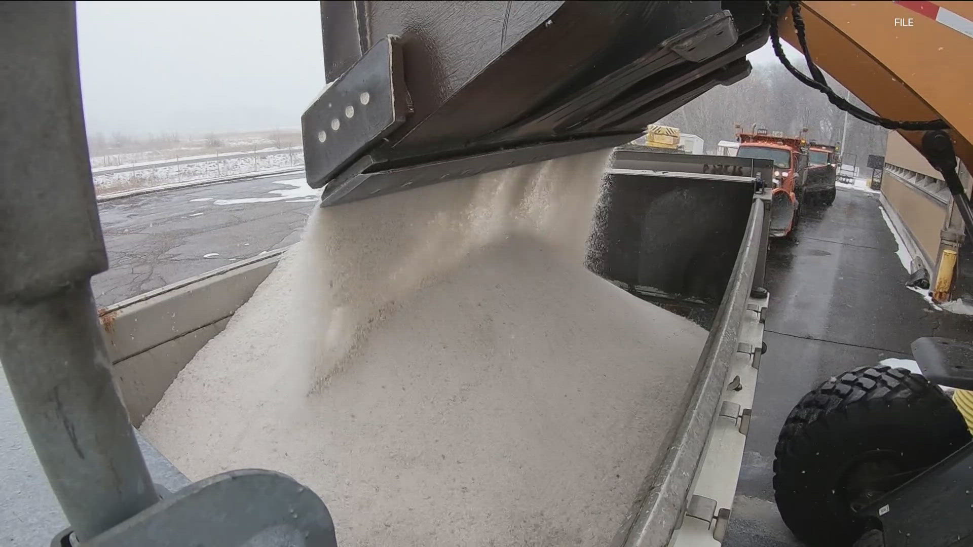 MnDOT crews in south central Minnesota began prepping roads with a modified salt brine mixture Friday afternoon.