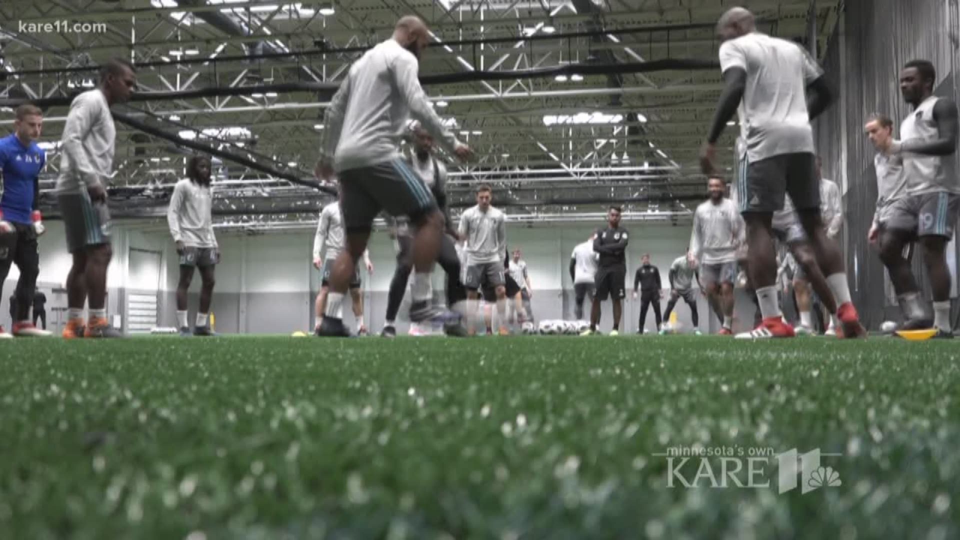 Minnesota United FC is using a GPS tracking system to track all sorts of data including how hard players are working and how much ground they cover. https://kare11.tv/2vcCWXQ