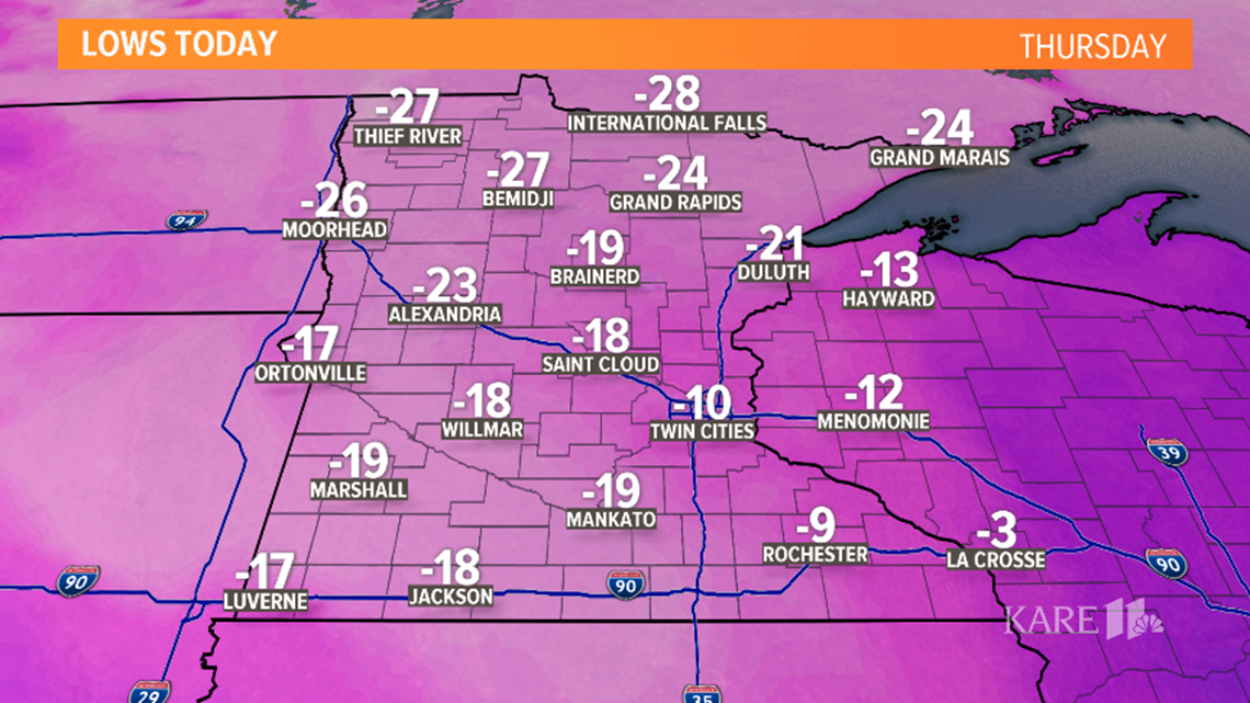 Current weather forecast in the Twin Cities | kare11.com