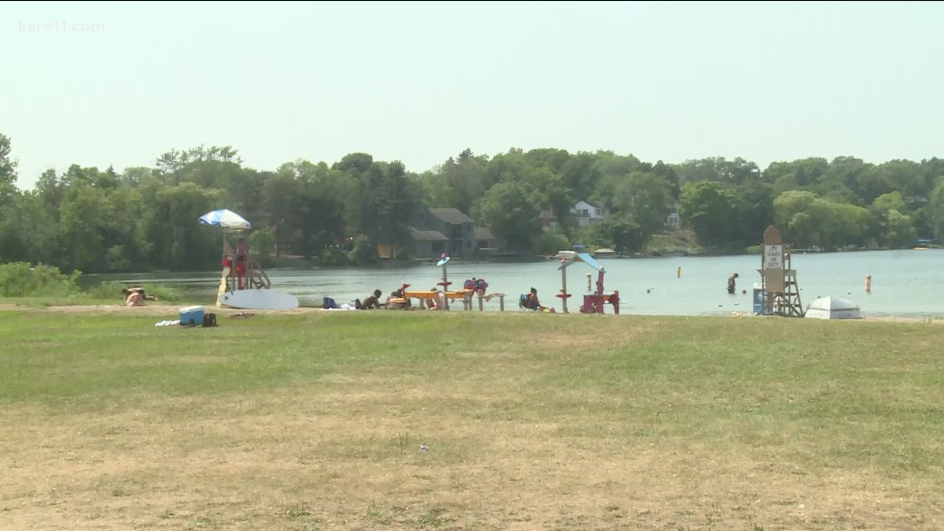 There are several places across the Twin Cities available for people to beat the heat