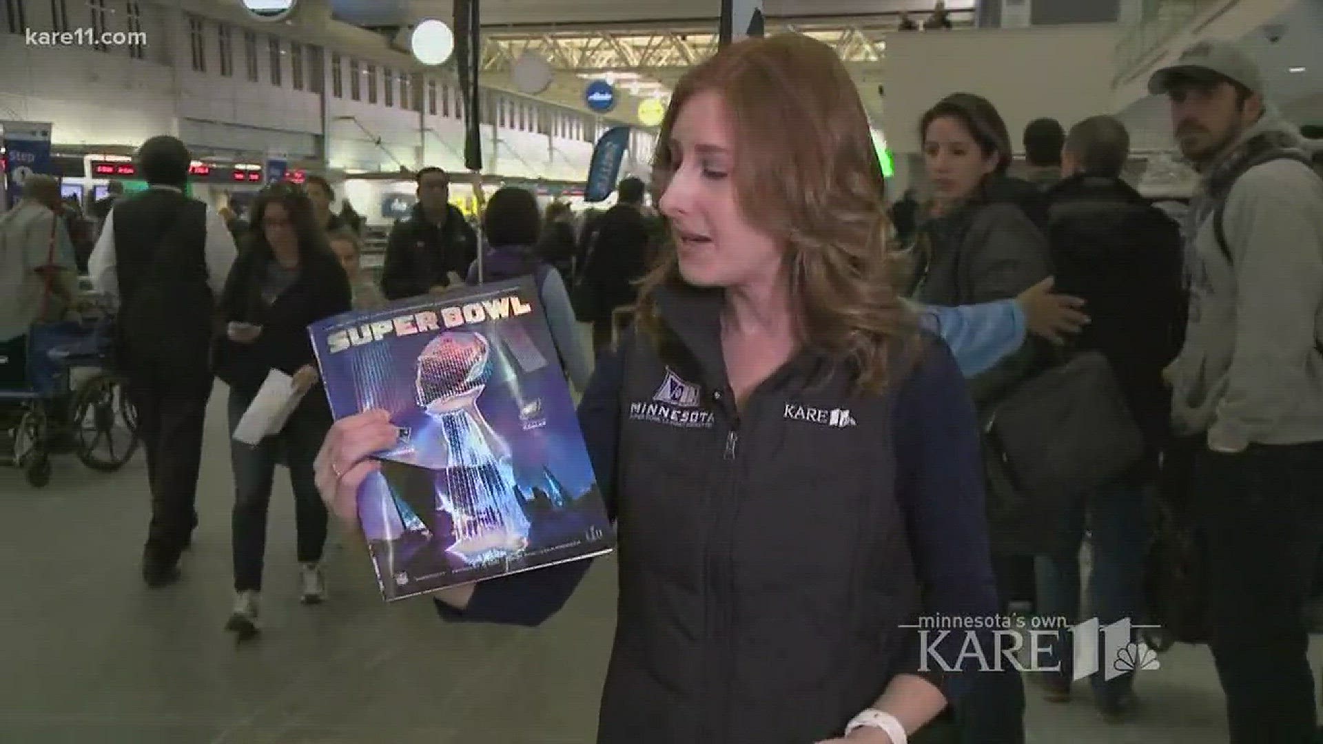 A Minnesota-based company won the contract to make the cover for this year's official Super Bowl program. Problem in, they used a metalized production method, and the program is setting off metal detectors at the airport.