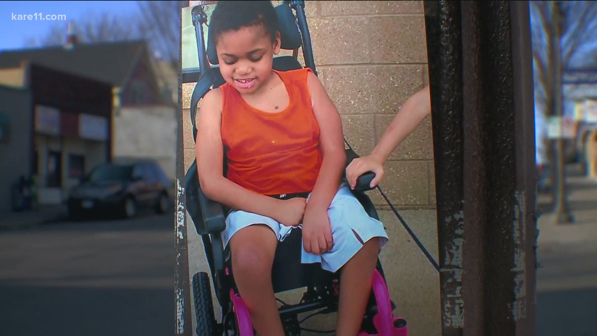 A little boy's custom wheelchair was stolen in St. Paul, but to the delight of him and his family it has been found