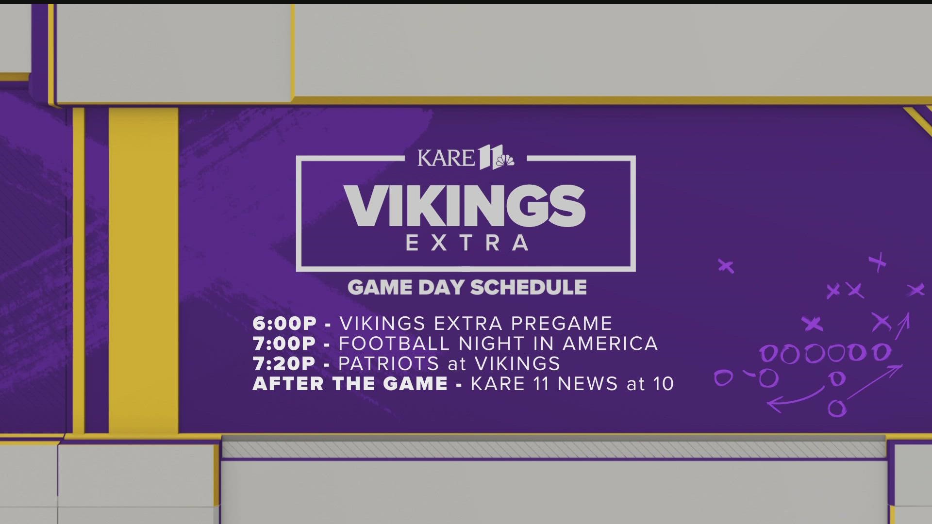 vikings home schedule