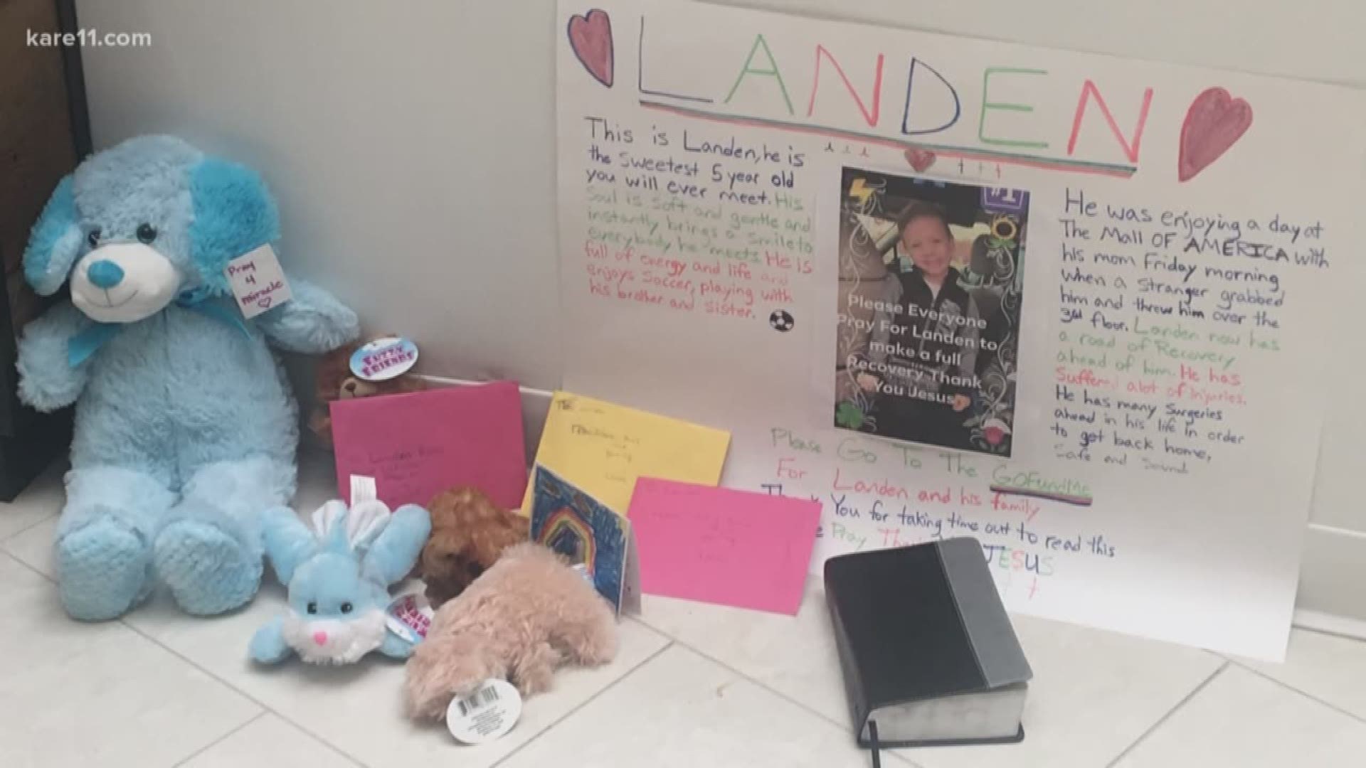 It's been a long 5 months of recovery for the little boy thrown by a stranger from the 3rd floor MOA balcony, but his family announced Tuesday that Landen is finally out of the hospital and home with his family.
