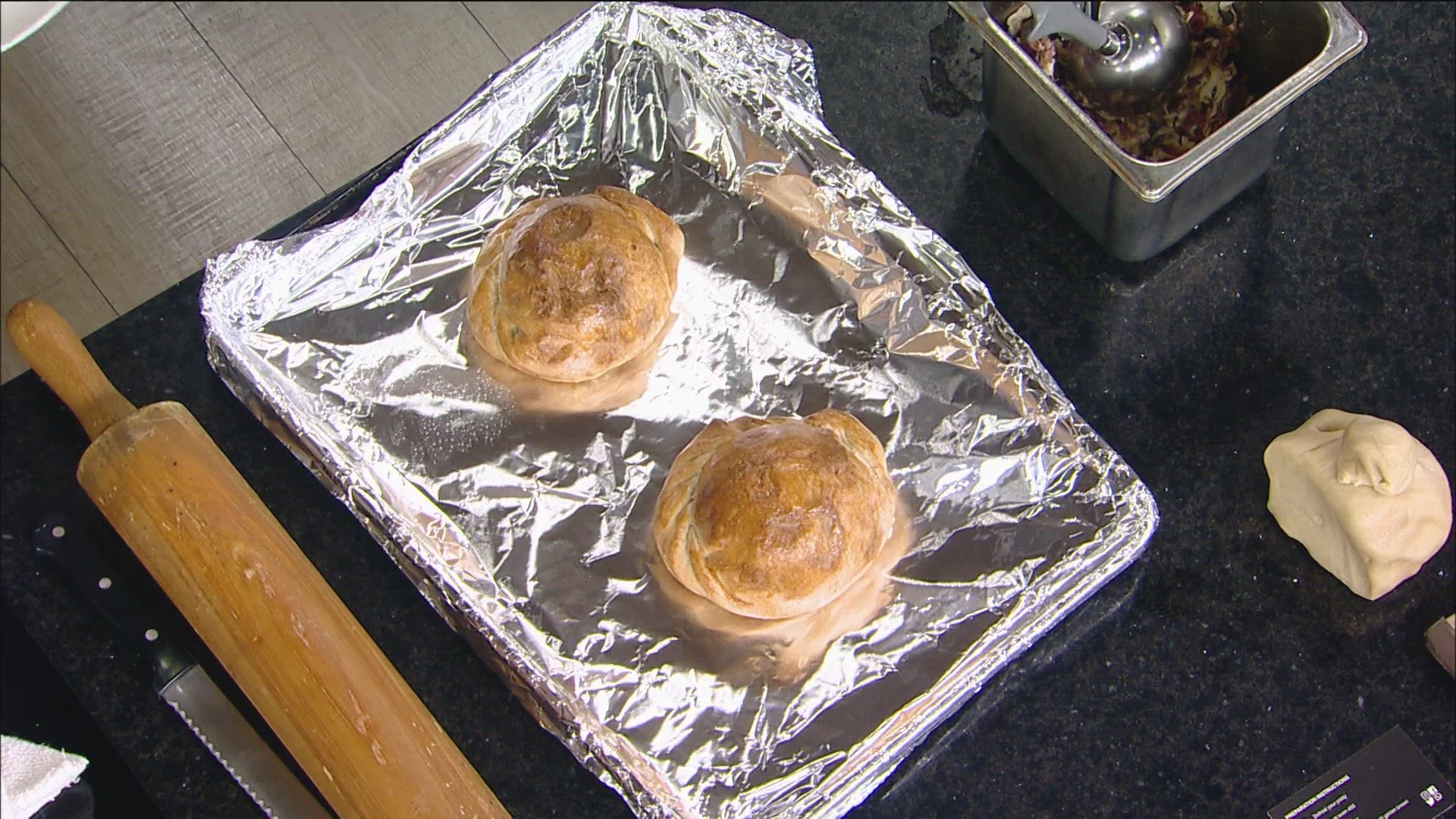 Alec Duncan, the creator of Potter's Pasties & Pies,  joined KARE 11 Saturday to share their Reuben Pasty recipe.