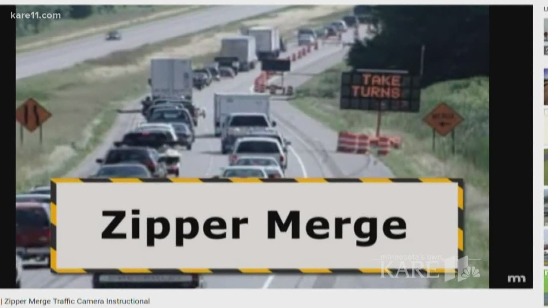 Few things can raise the blood pressure of Minnesota drivers like debating the so-called 'zipper merge.' But are we actually supposed to do it?