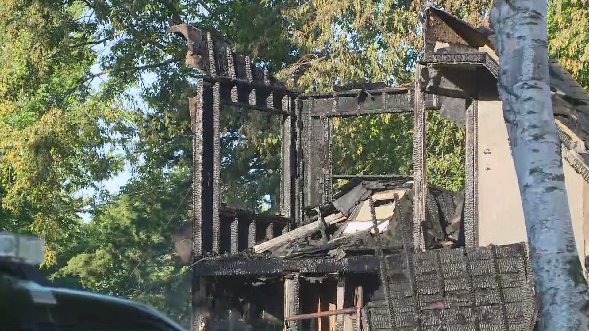 The State Fire Marshal's Office is investigating after a 2-story home in Montgomery was leveled by a reported explosion and fire.