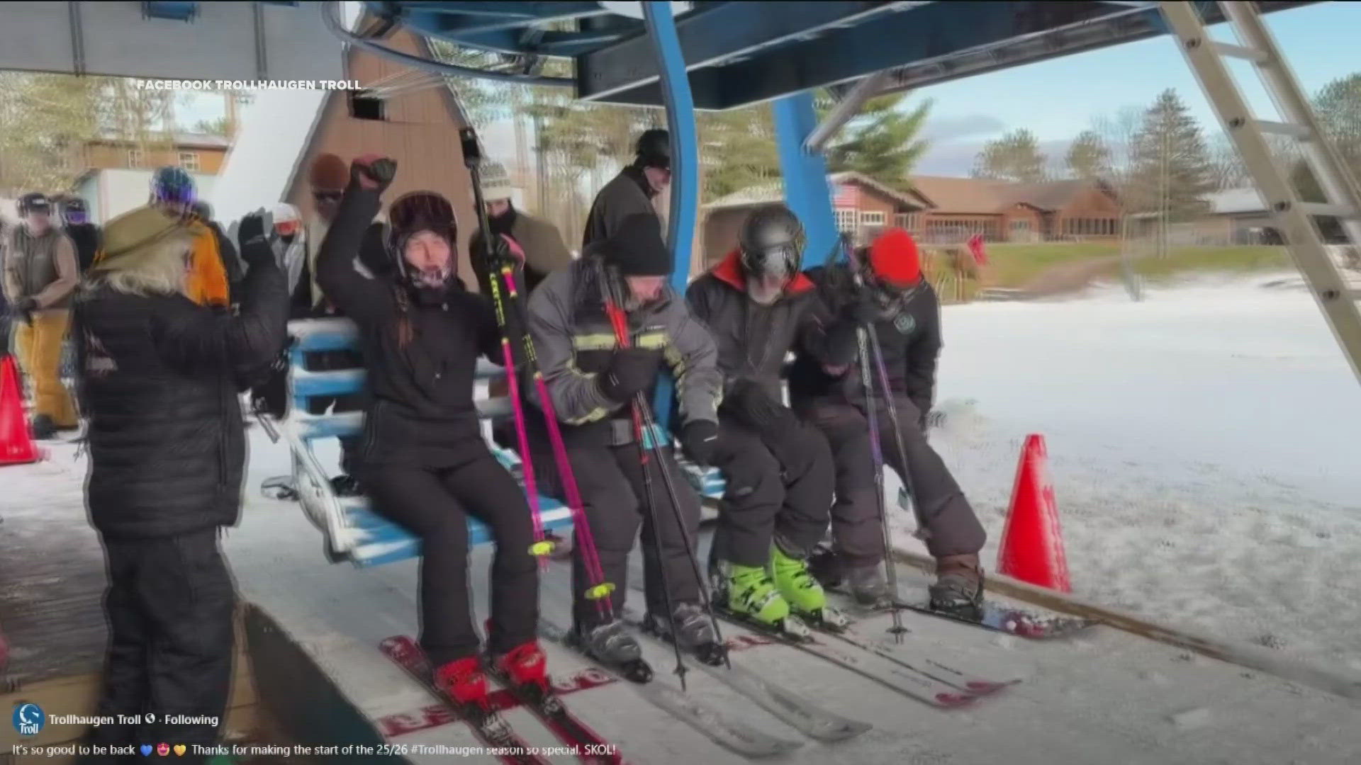 The ski slopes are located in Dresser, Wisconsin. 