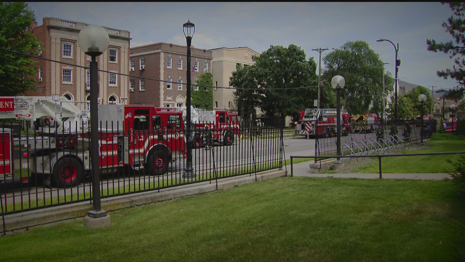 Officials with Minneapolis Fire say the cause is more likely due to a flammable gas spill rather than natural gas in the sewer.