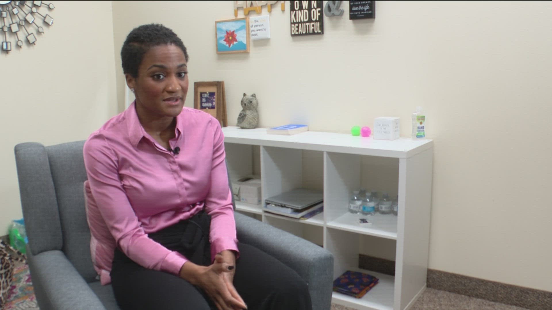 Ebony Eromobor, owner of Village Support Therapy, said that it is important to train more Black mental health professionals in the field.