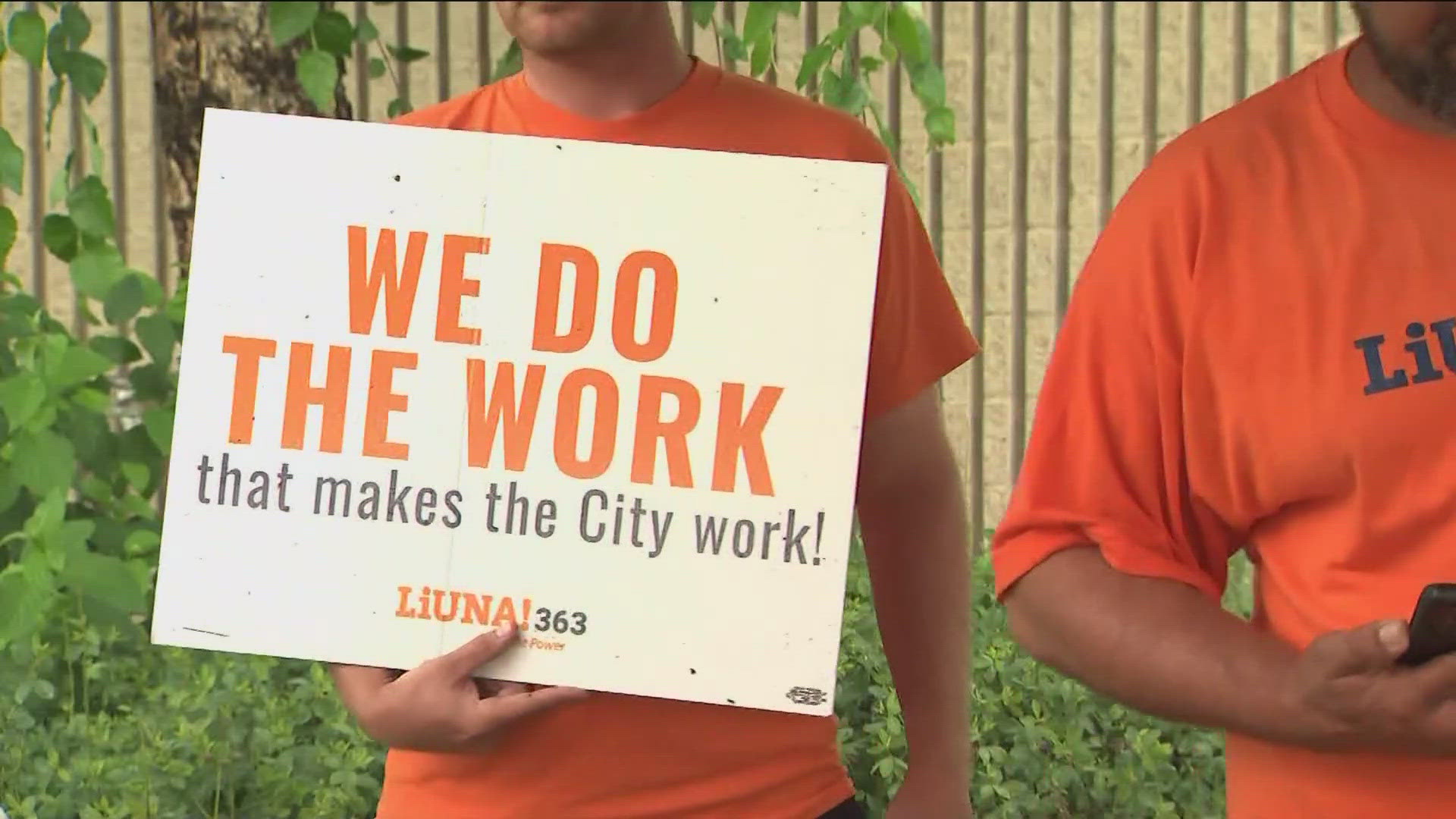LIUNA Local 363 says workers will stay off the job until they reach a deal on a “fair” contract.