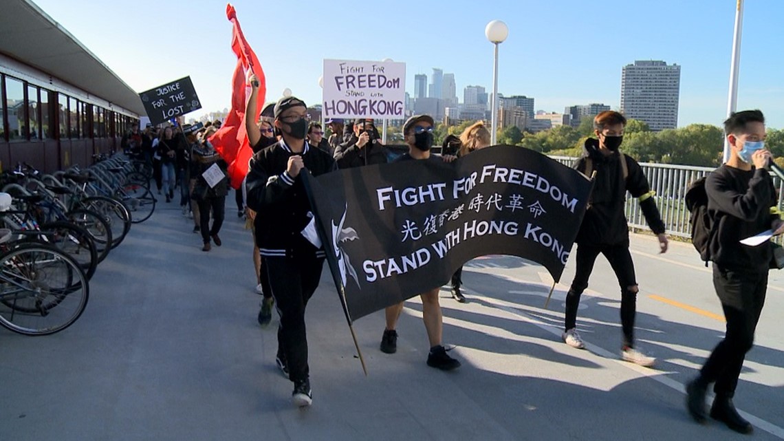 Hong Kong Protests Come To The Univ Of Minnesota Kare11 Com