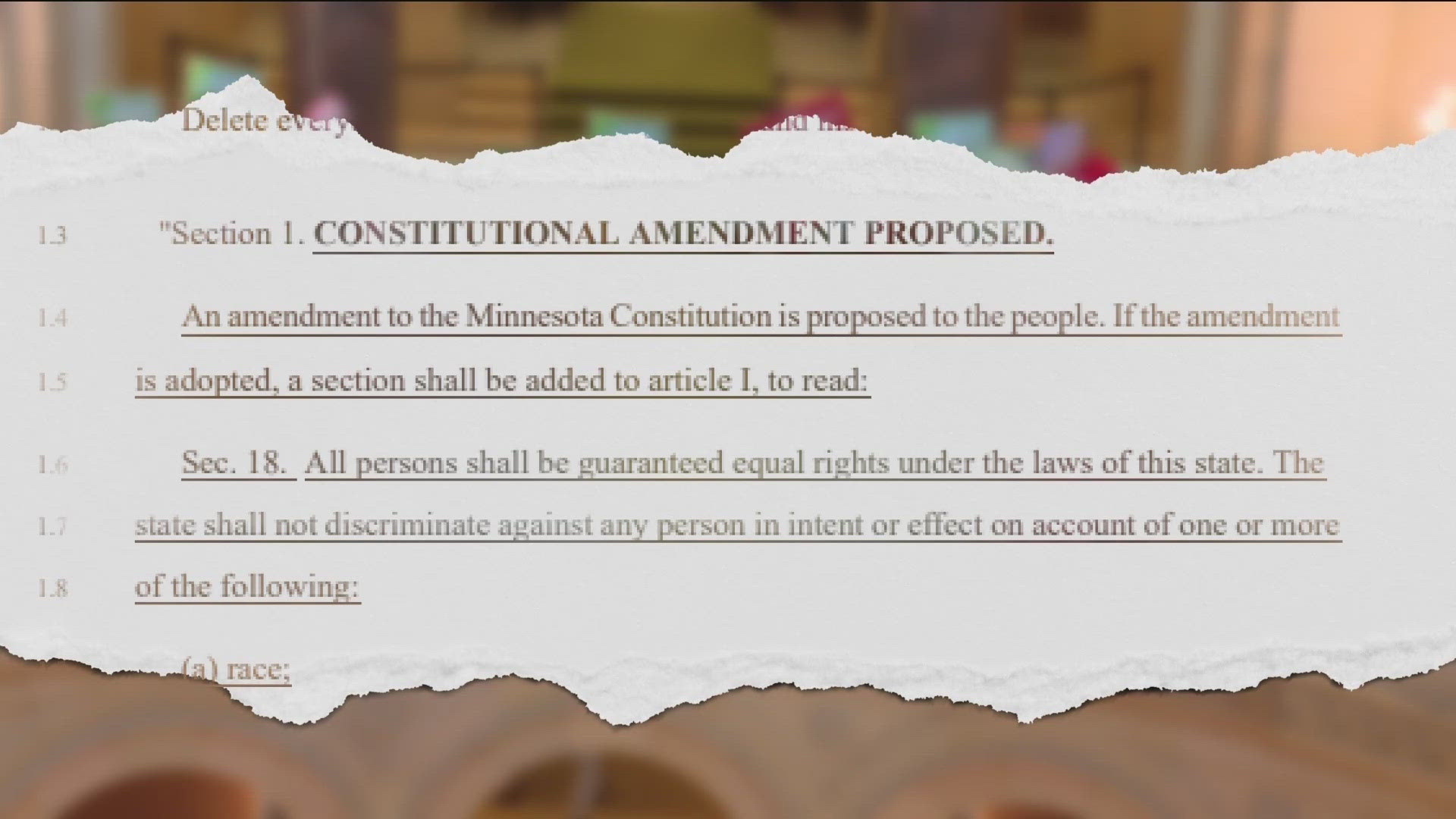 The Equal Rights Amendment and End-Of-Life Amendment are two of the bills that must pass today in order to continue onto the rest of the session. 