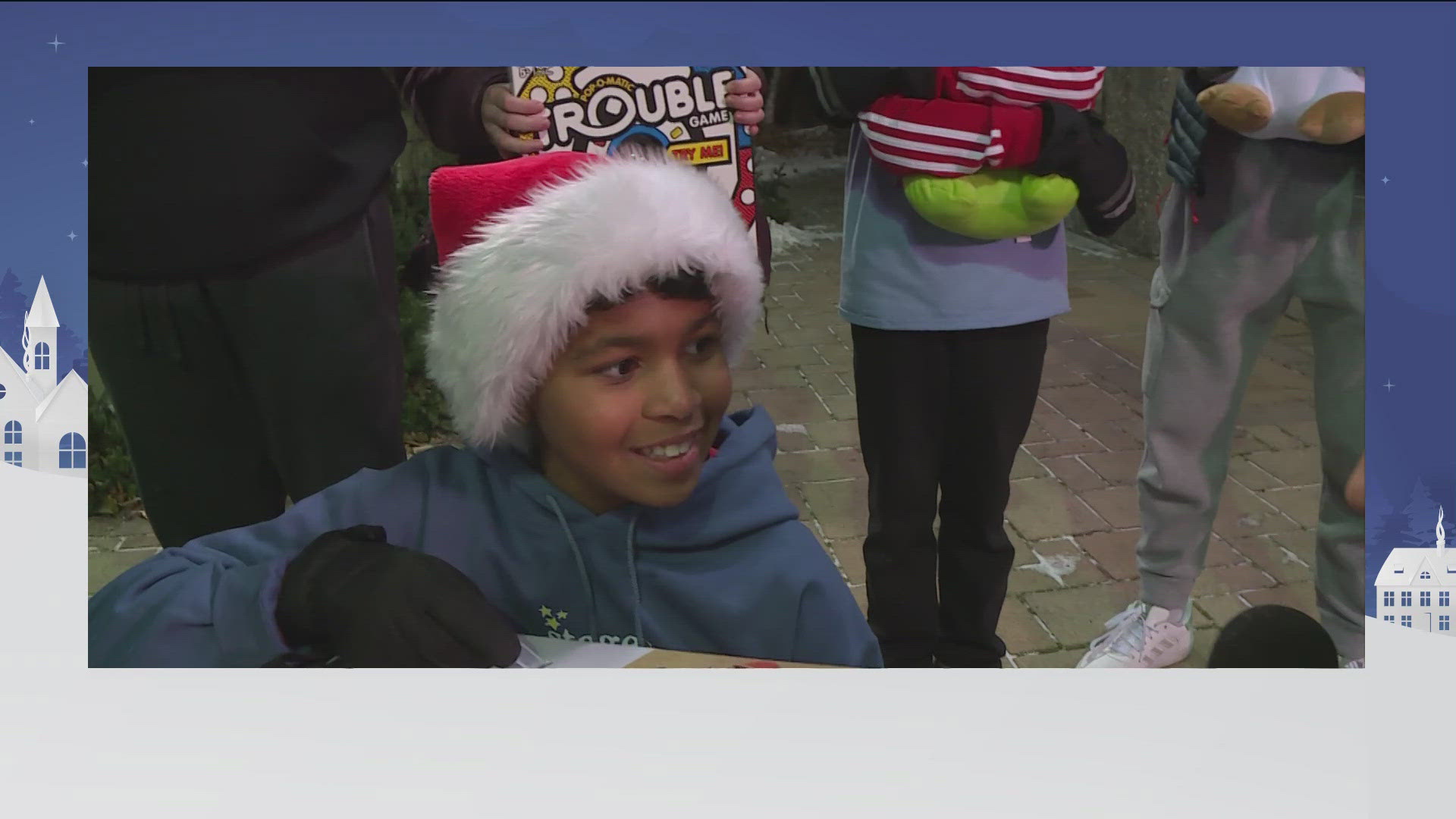 Stages Theatre Company joins KARE 11 to help the US Marines reach their goal to collect gifts for Toys for Tots.