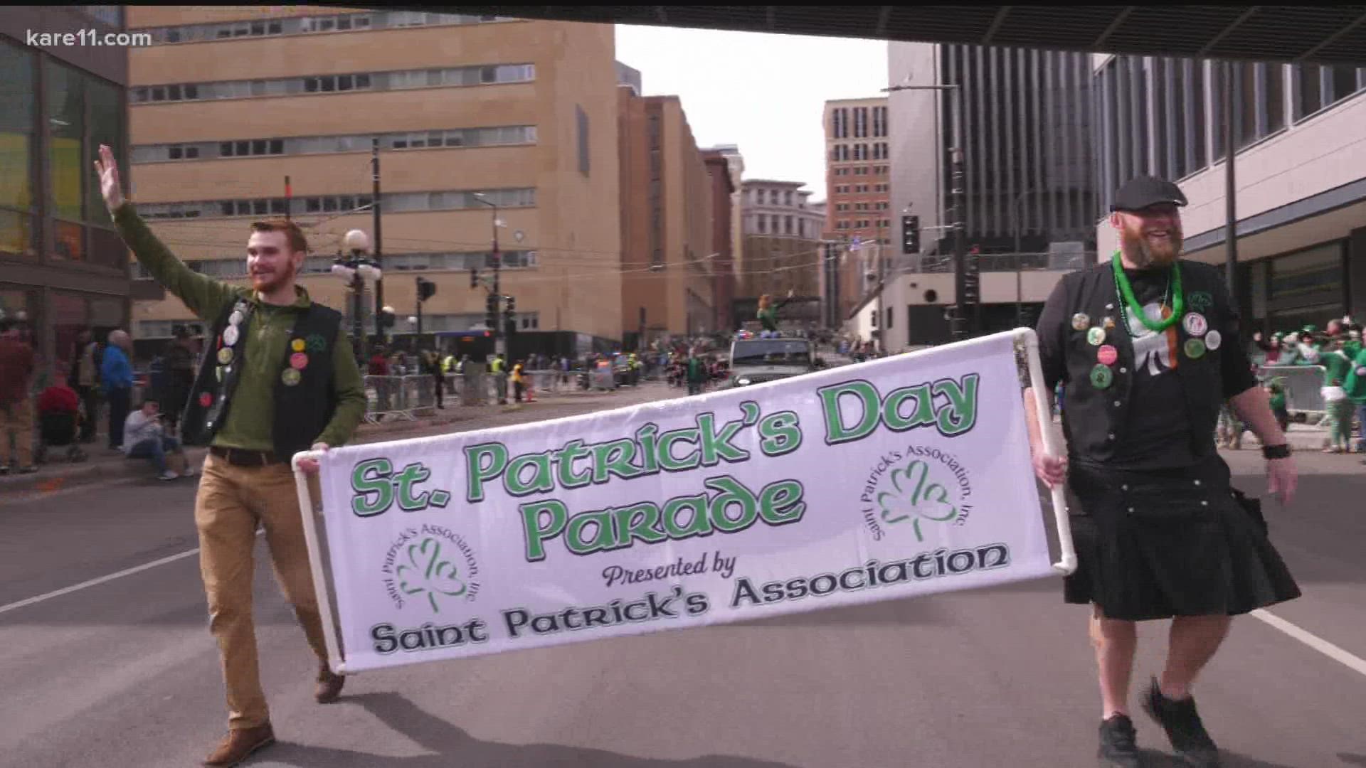 Minneapolis, St. Paul each held St. Patrick's Day celebrations for the first time in two years.