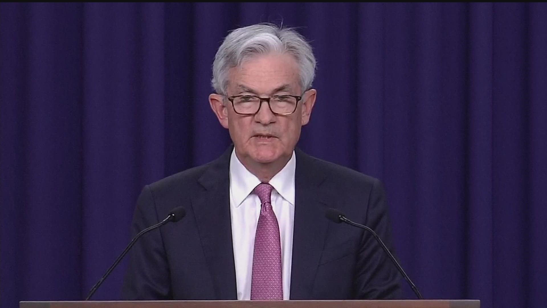 Fed Chairman Jerome Powell said the hike is part of a plan to slow down inflation-- which is causing prices to rise on all sorts of goods and services.