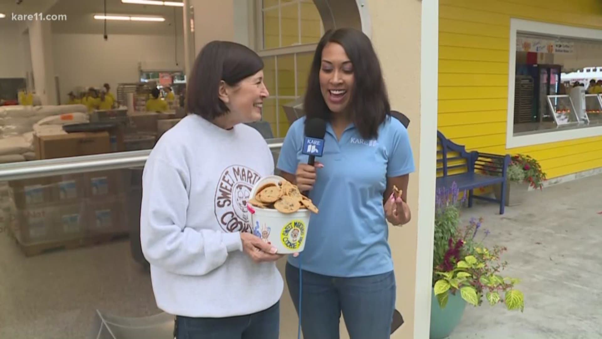 Sweet Martha shows KARE 11 Saturday the new (third) Sweet Martha's Cookies location on the North End of the fairgrounds. https://kare11.tv/2P64lzx