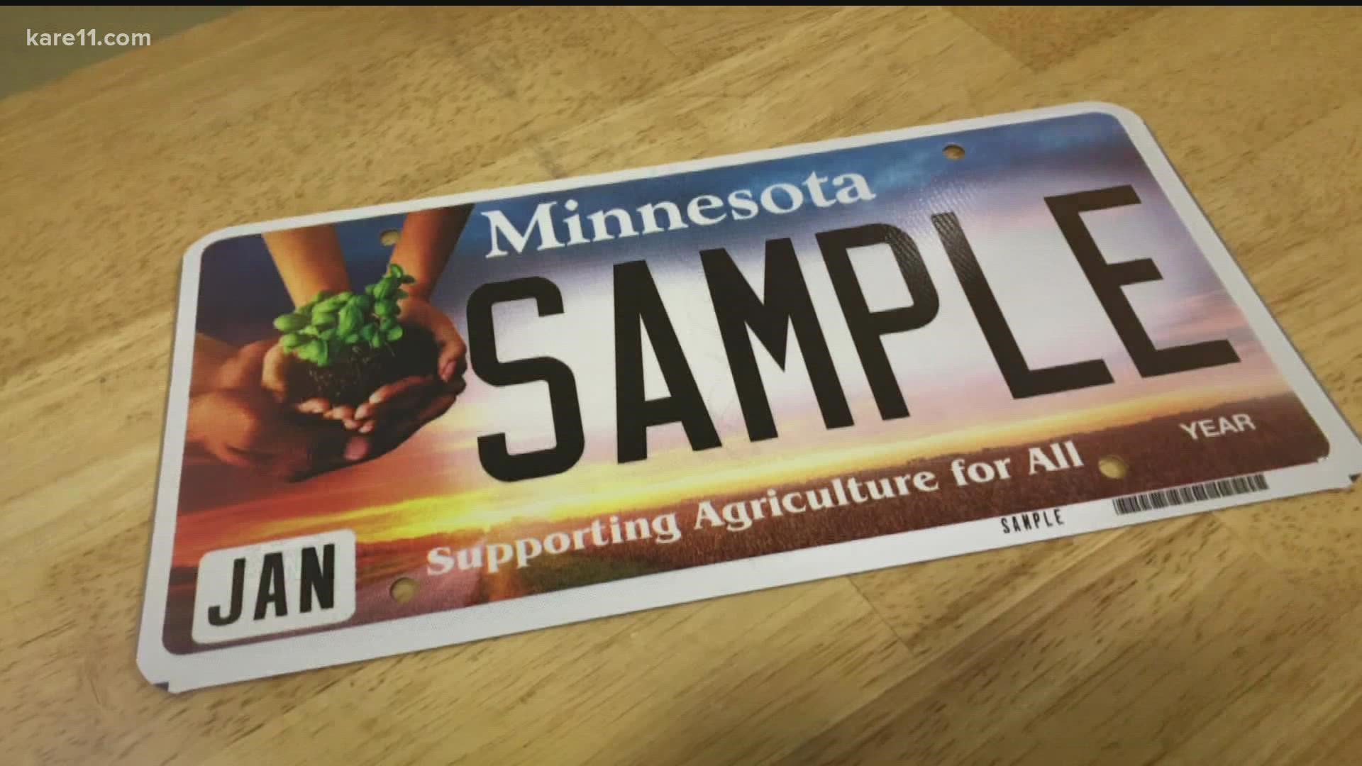 Minnesota car owners now have another option when it comes to license plates after the state issued a new one with an agricultural theme.