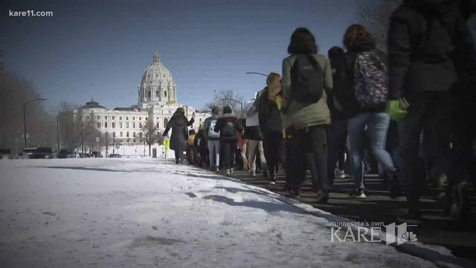 At least 70 schools will walk out of class at 10:00 a.m. Wednesday. http://kare11.tv/2IoLSMb