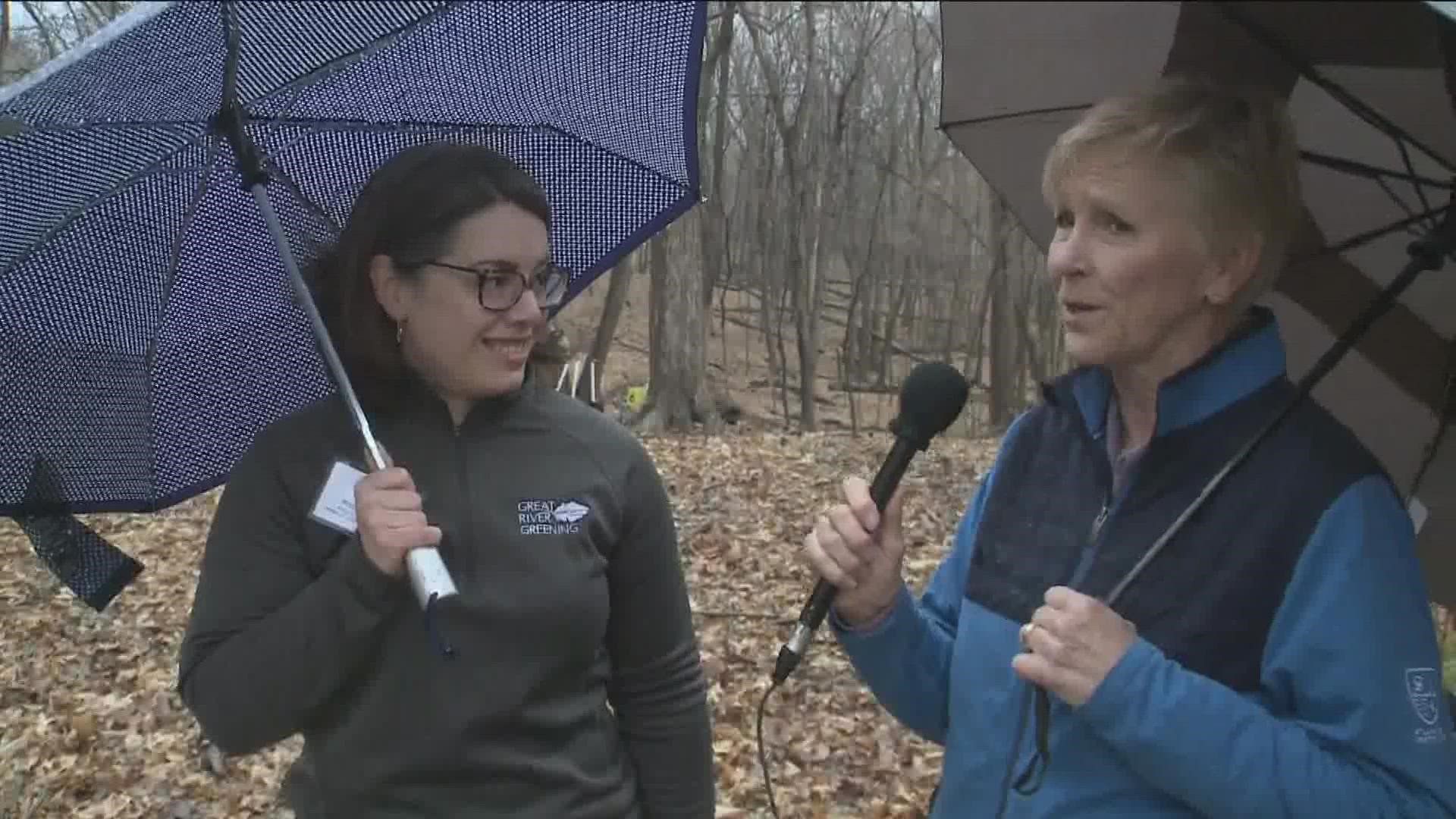 During KARE 11 Saturday, officials and volunteers from Great River Greening spoke about the group's efforts and what it means on Earth Day.