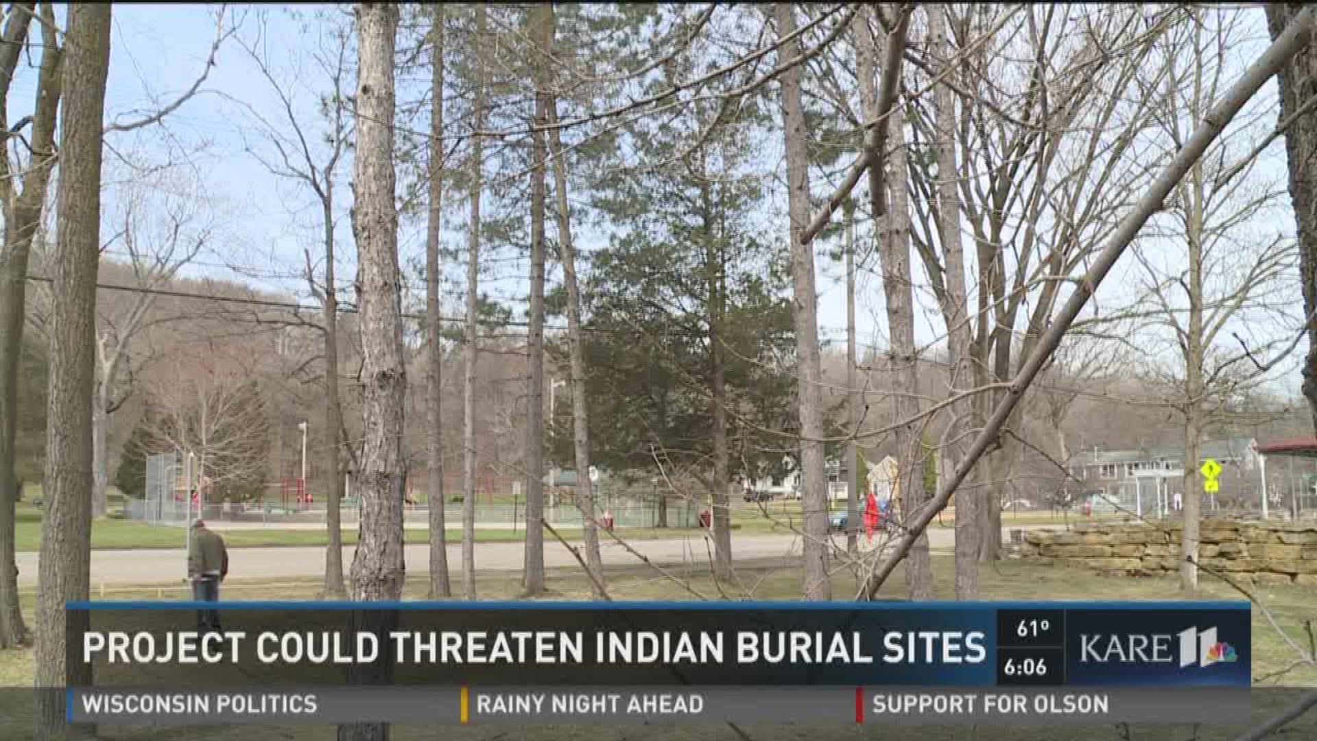 Project could threaten indian burial sites