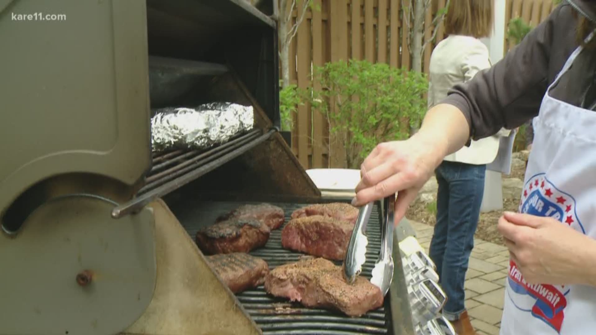 The families of Minnesota soldiers will enjoy a free steak dinner in conjunction with an overseas meal served to troops deployed in Kuwait. Both events will be linked via a live international video.