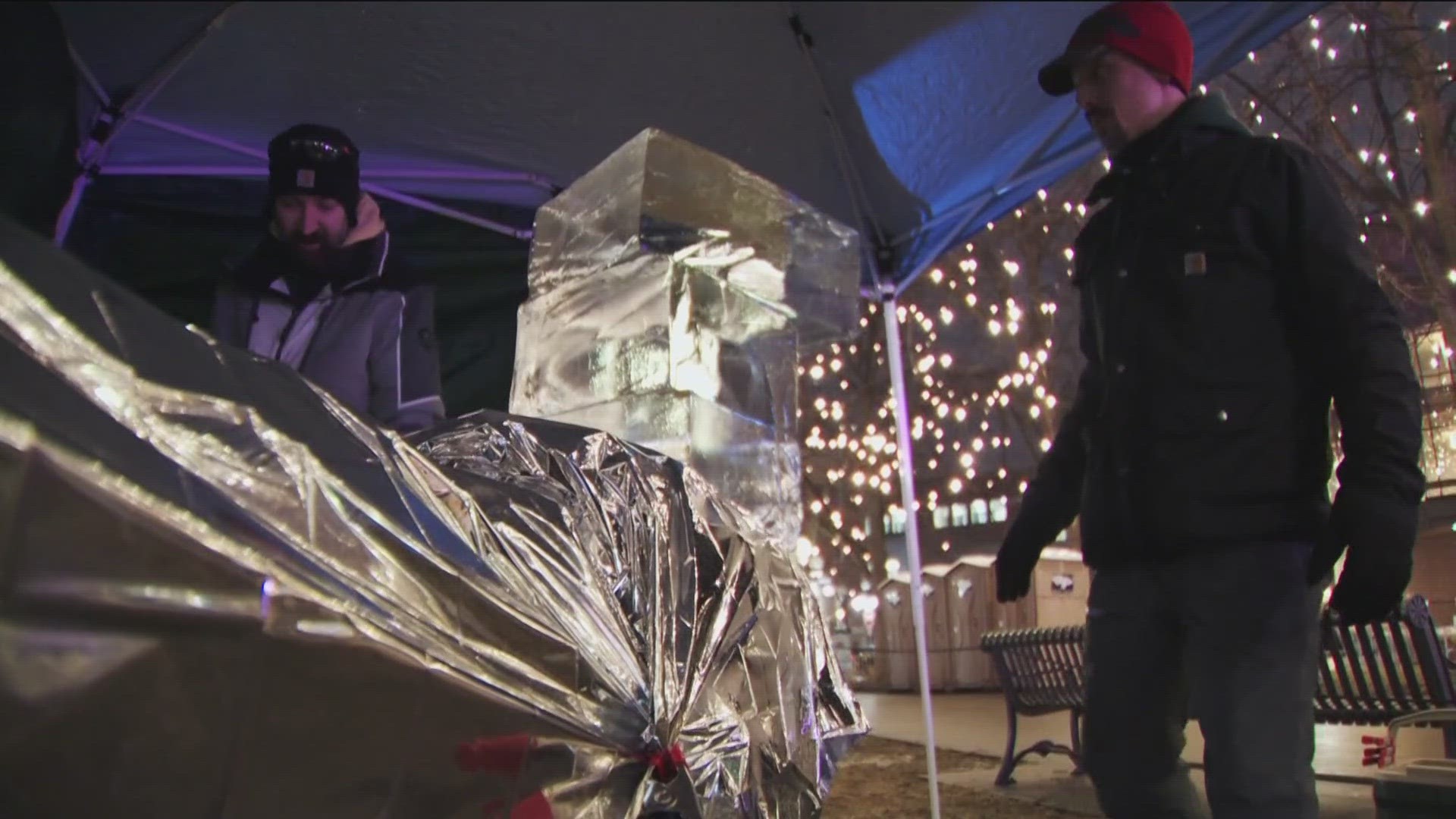 You might not need a thick jacket, but the ice sculptures might.